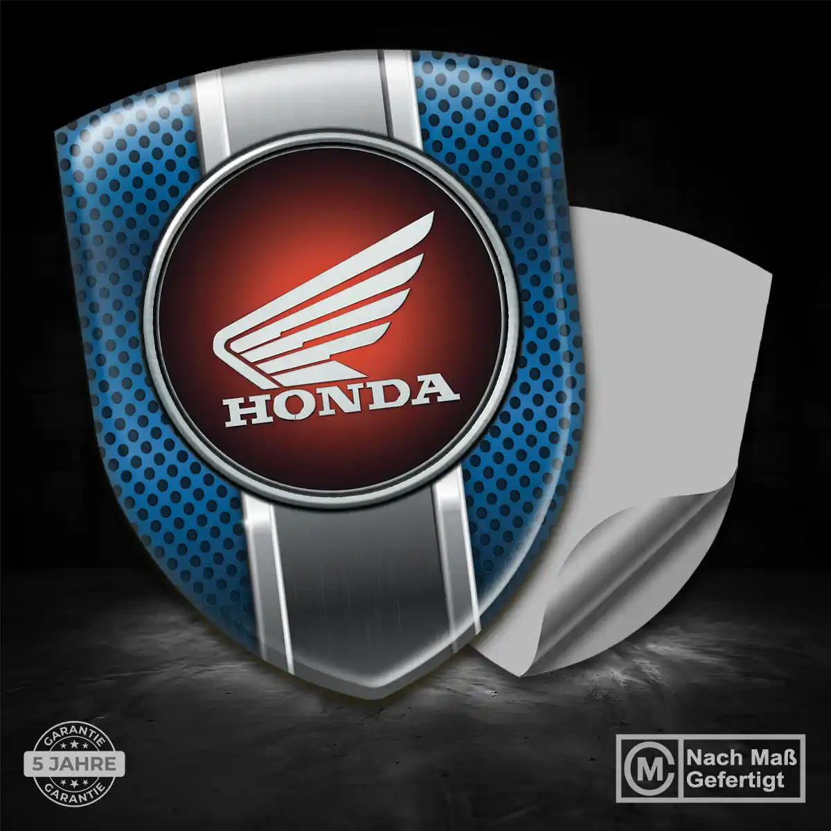 Honda Silikon Aufkleber Wappen Auto Markenedition