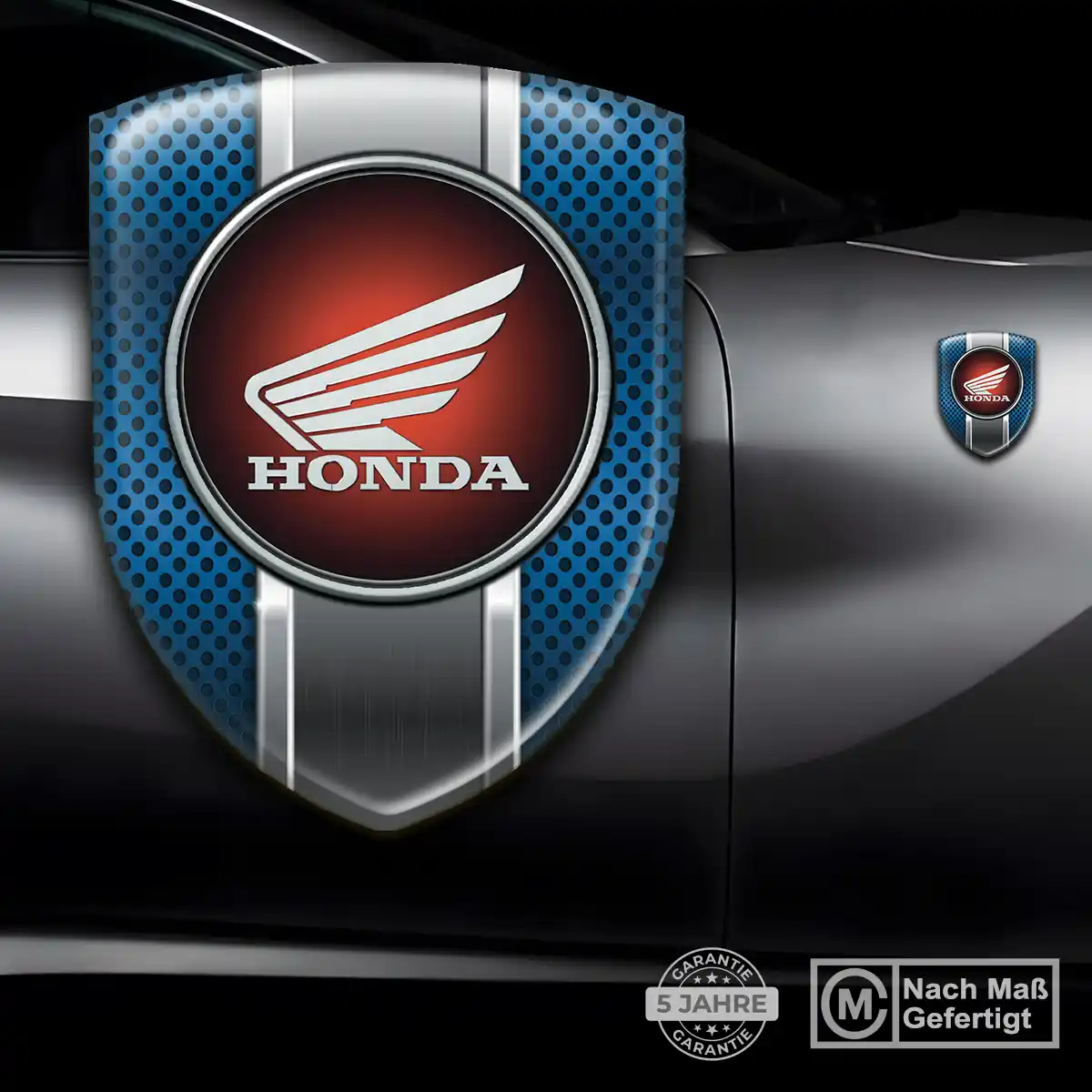 Honda Silikon Aufkleber Wappen Auto Markenedition