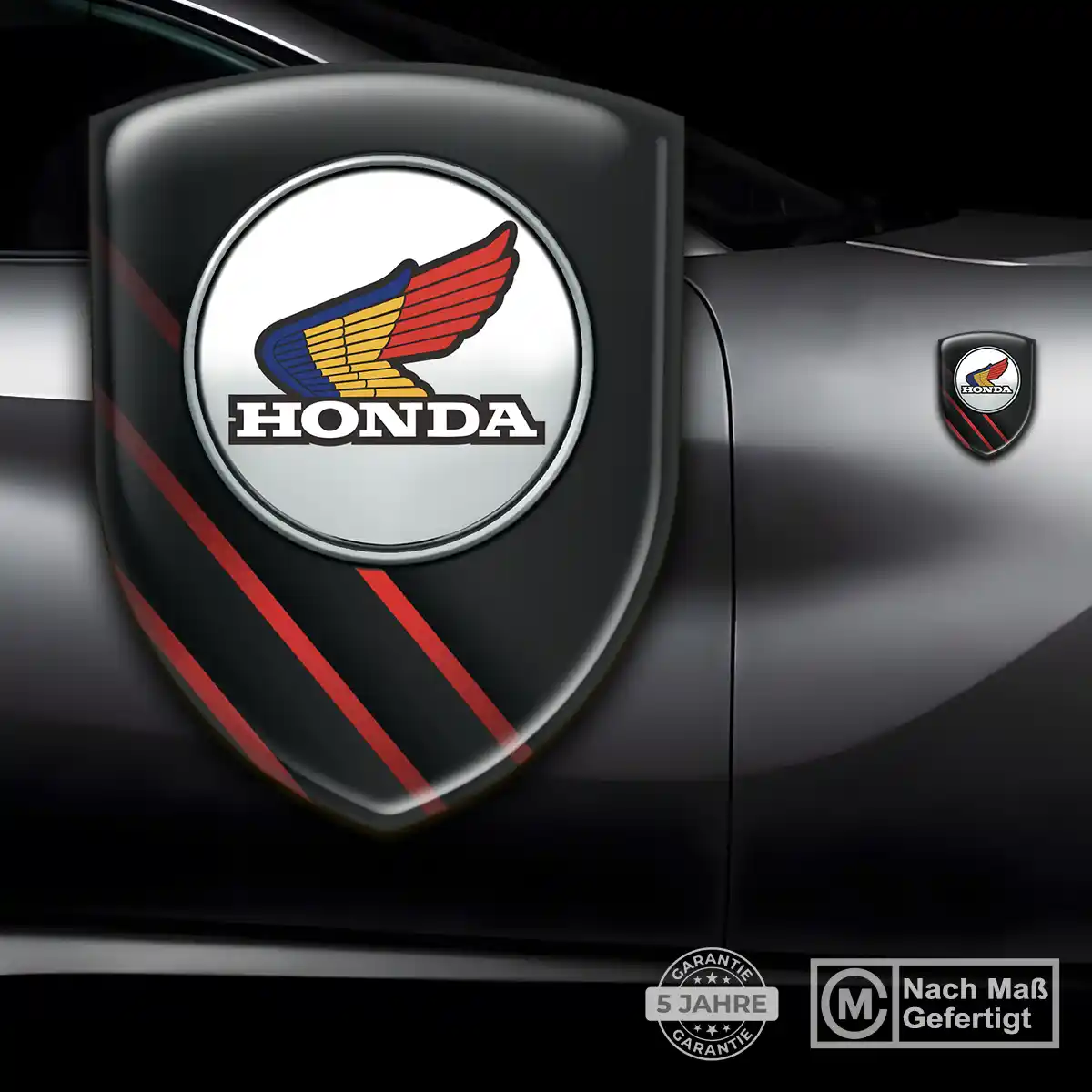 Honda Silikon Aufkleber Wappen Elegantes Design