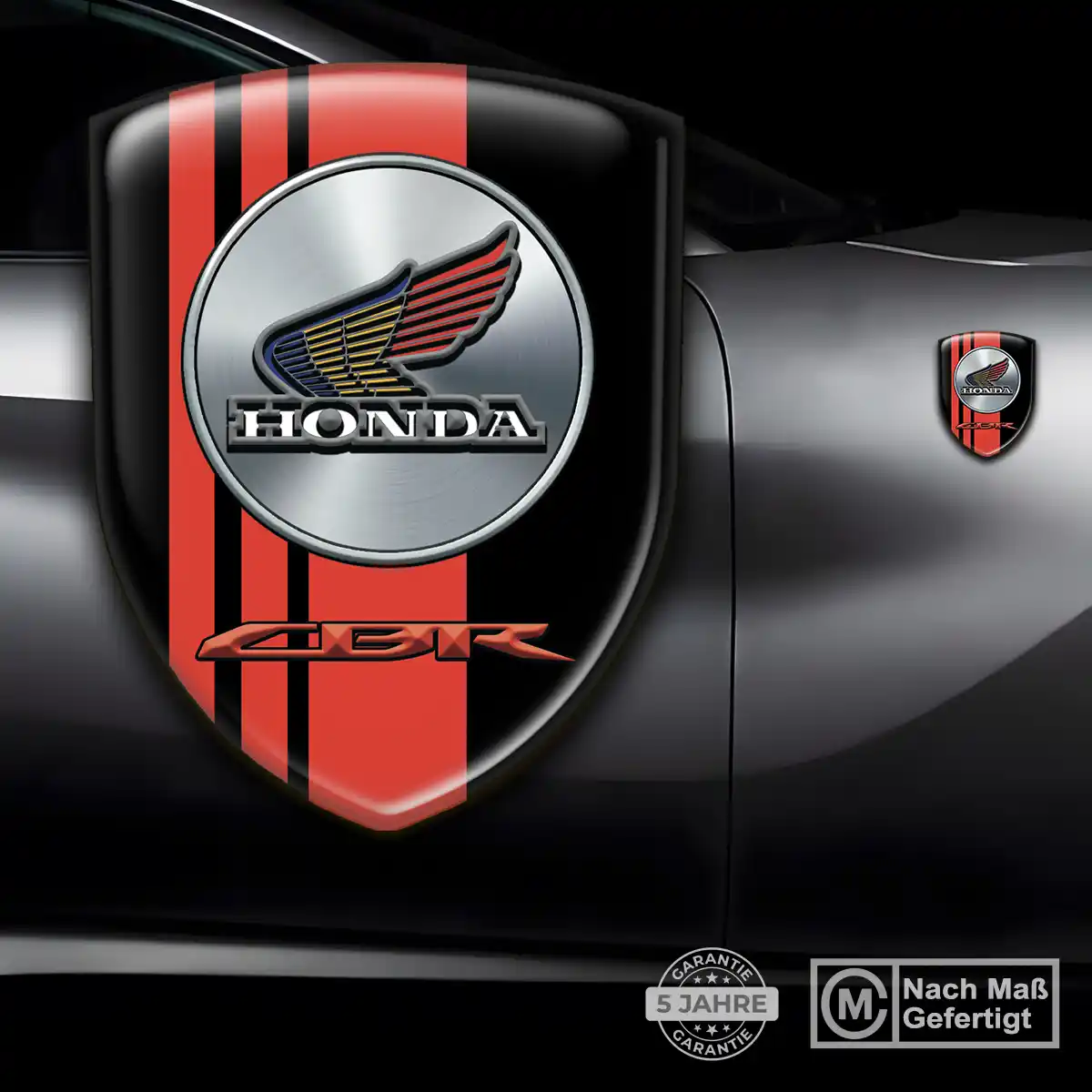 Honda Silikon Aufkleber Wappen Exterieurdesign