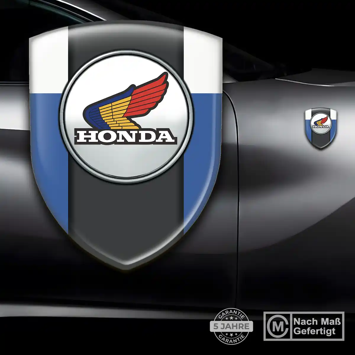 Honda Silikon Aufkleber Wappen Hochwertiges Harz
