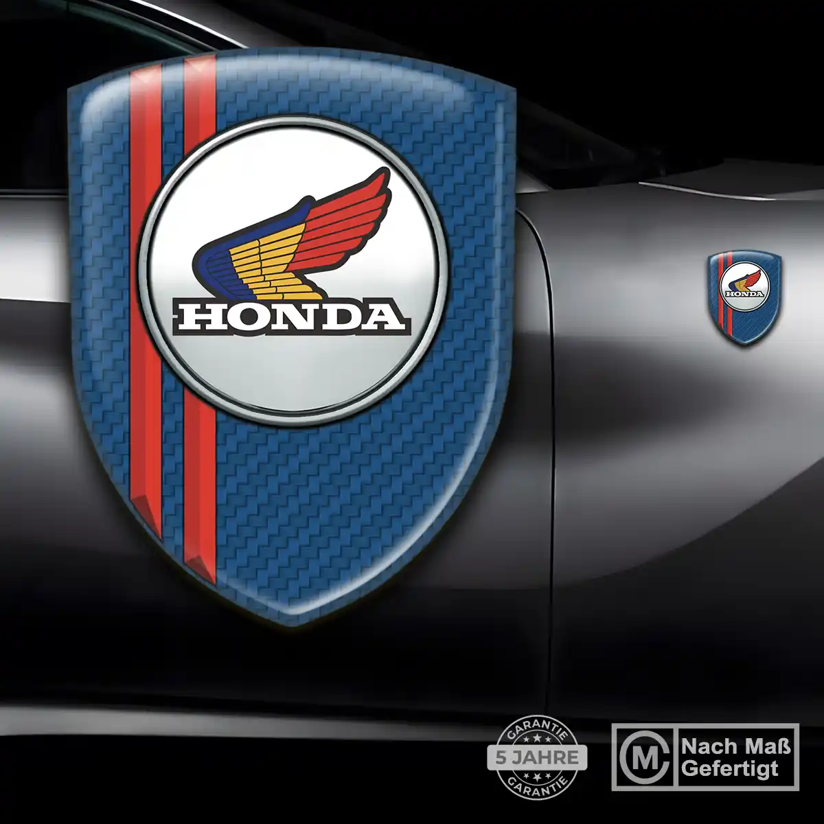 Honda Silikon Aufkleber Wappen Limitierte Auflage