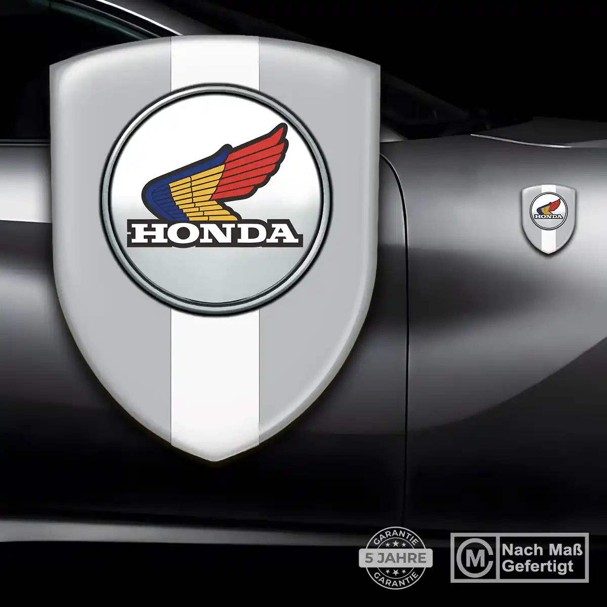 Honda Silikon Aufkleber Wappen Luxus-Edition
