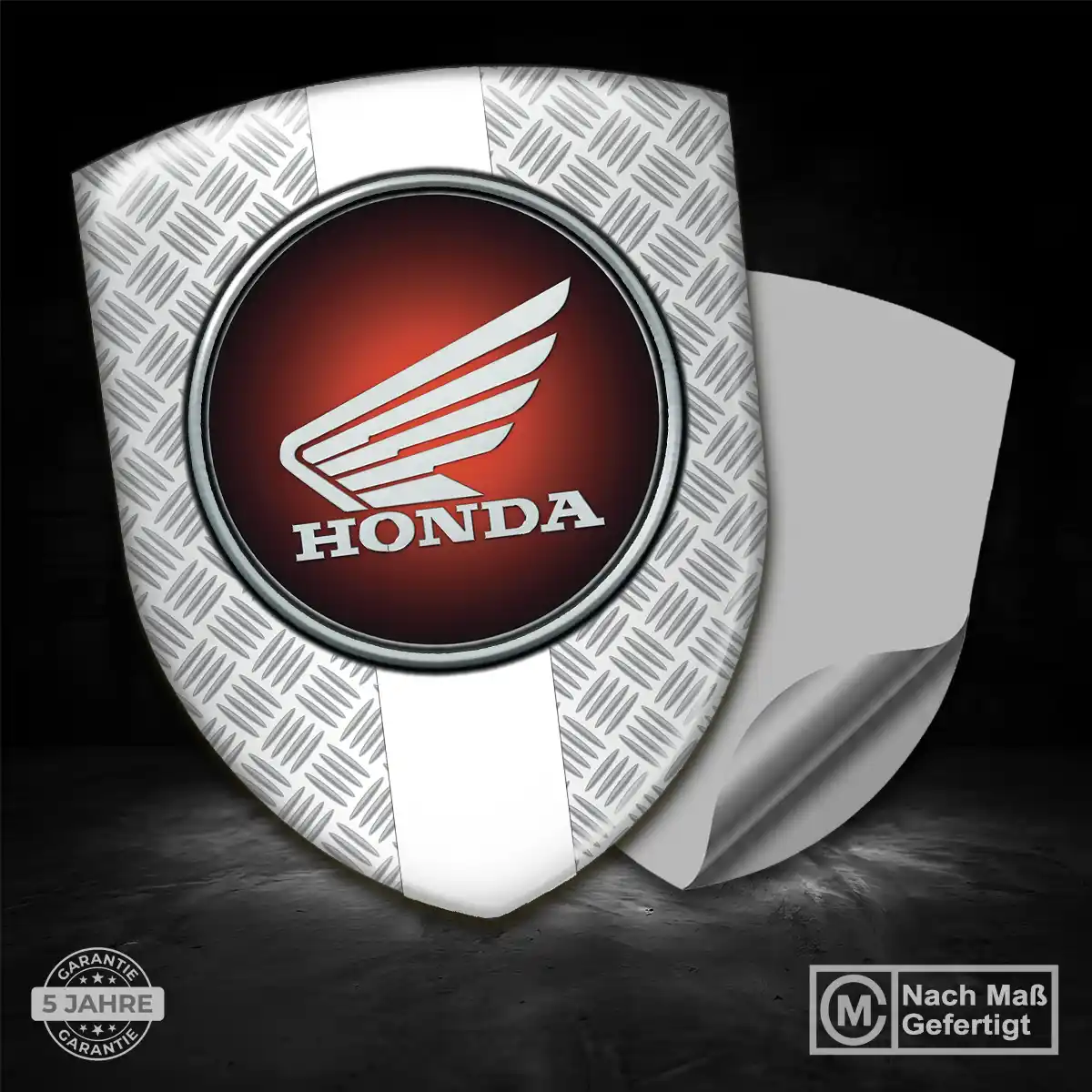 Honda Silikon Aufkleber Wappen Markenedition