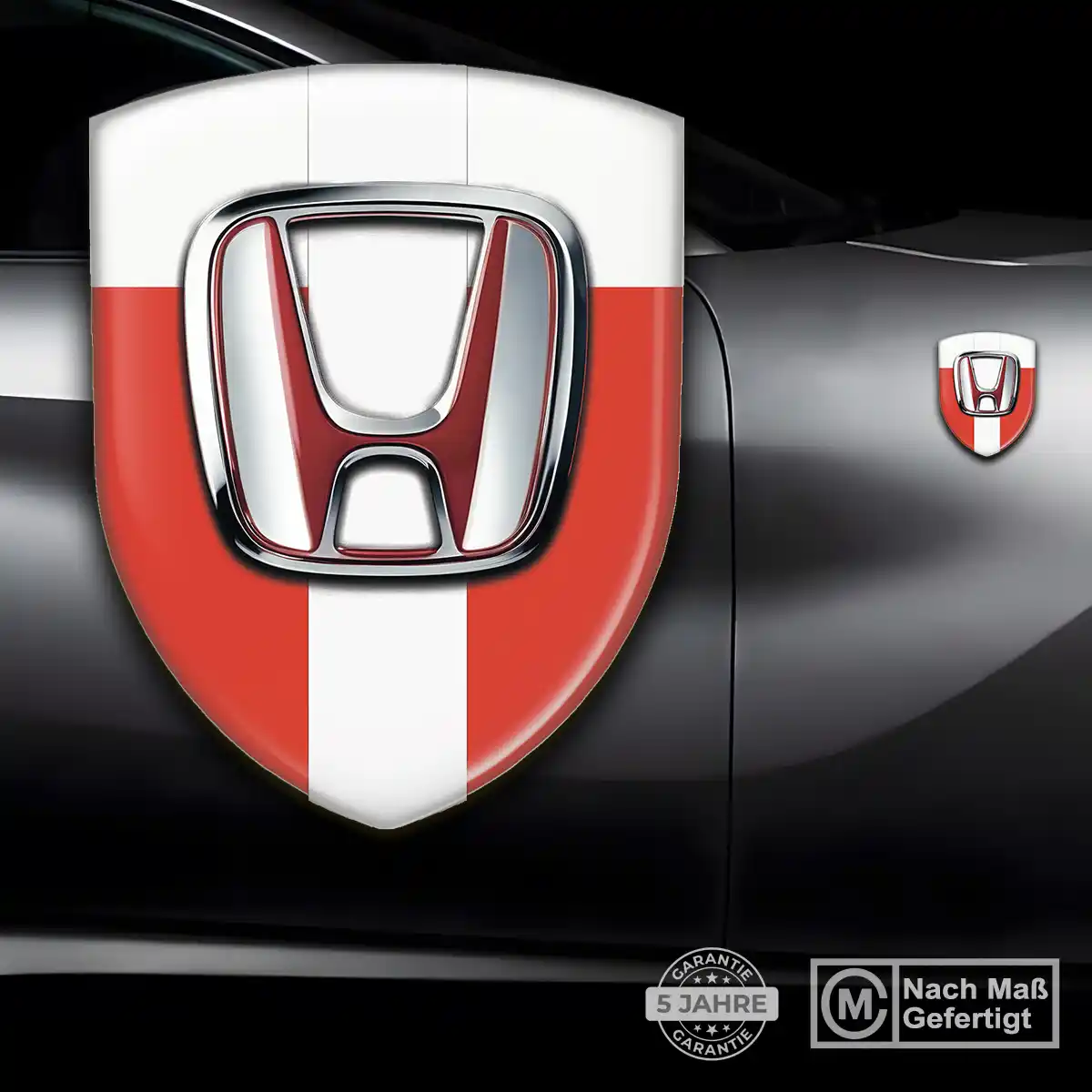 Honda Silikon Aufkleber Wappen Tuningfahrzeug