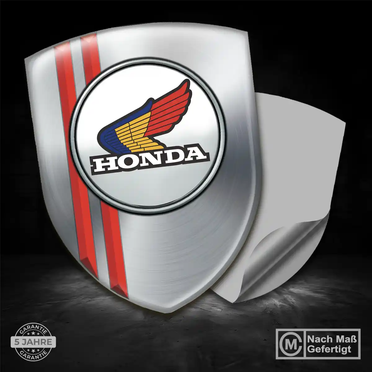 Honda Wappen Aufkleber Auto Edles Design