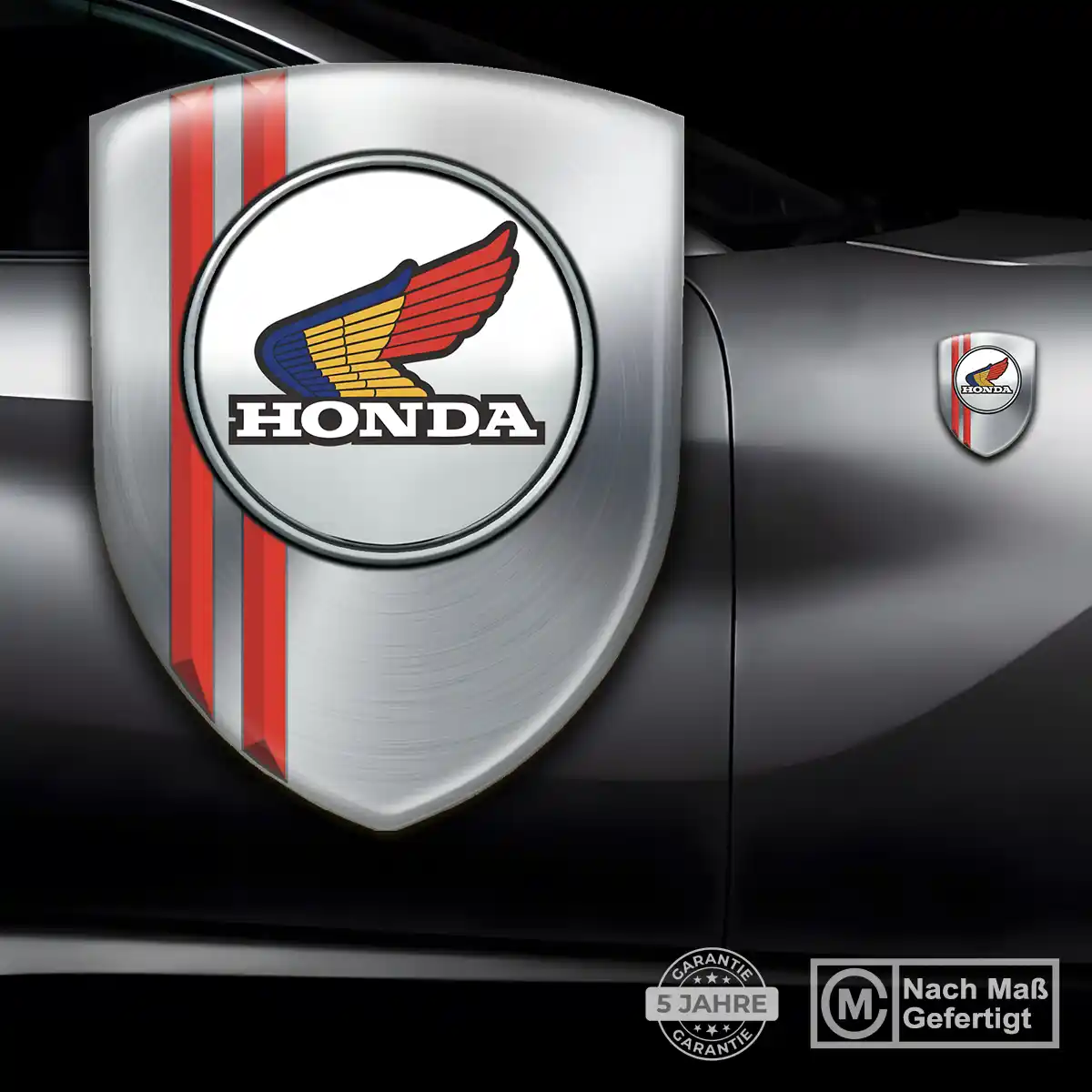 Honda Wappen Aufkleber Auto Edles Design