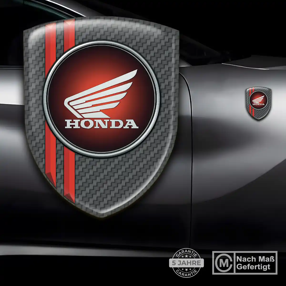 Honda Wappen Aufkleber Auto Luxus-Edition