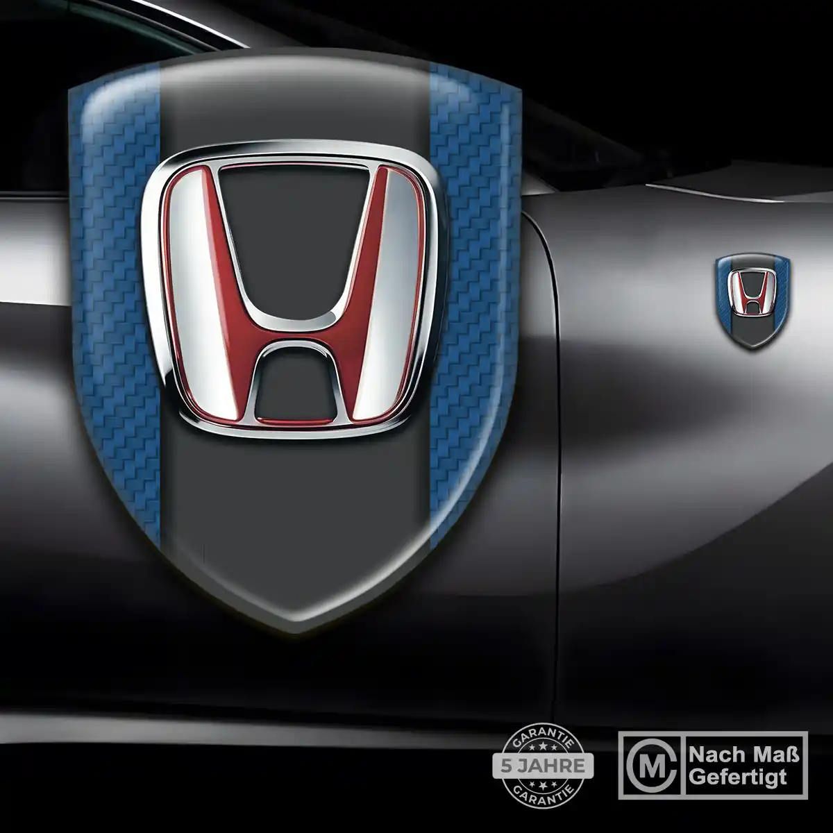 Honda Wappen Aufkleber Emblem Auto Edles Design