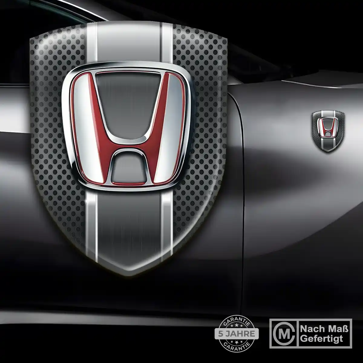 Honda Wappen Aufkleber Emblem Auto Elegantes Design