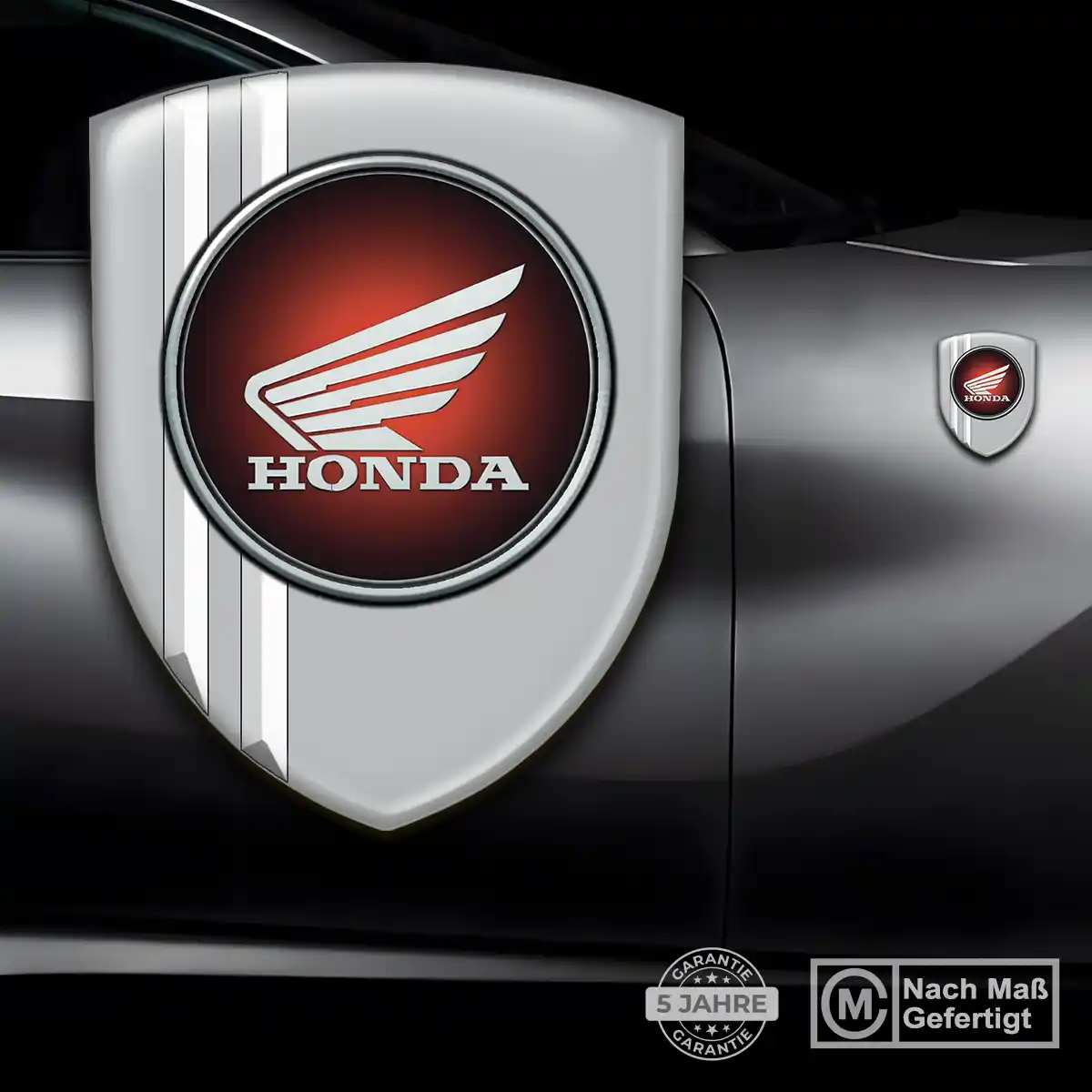 Honda Wappen Aufkleber Emblem Edles Design