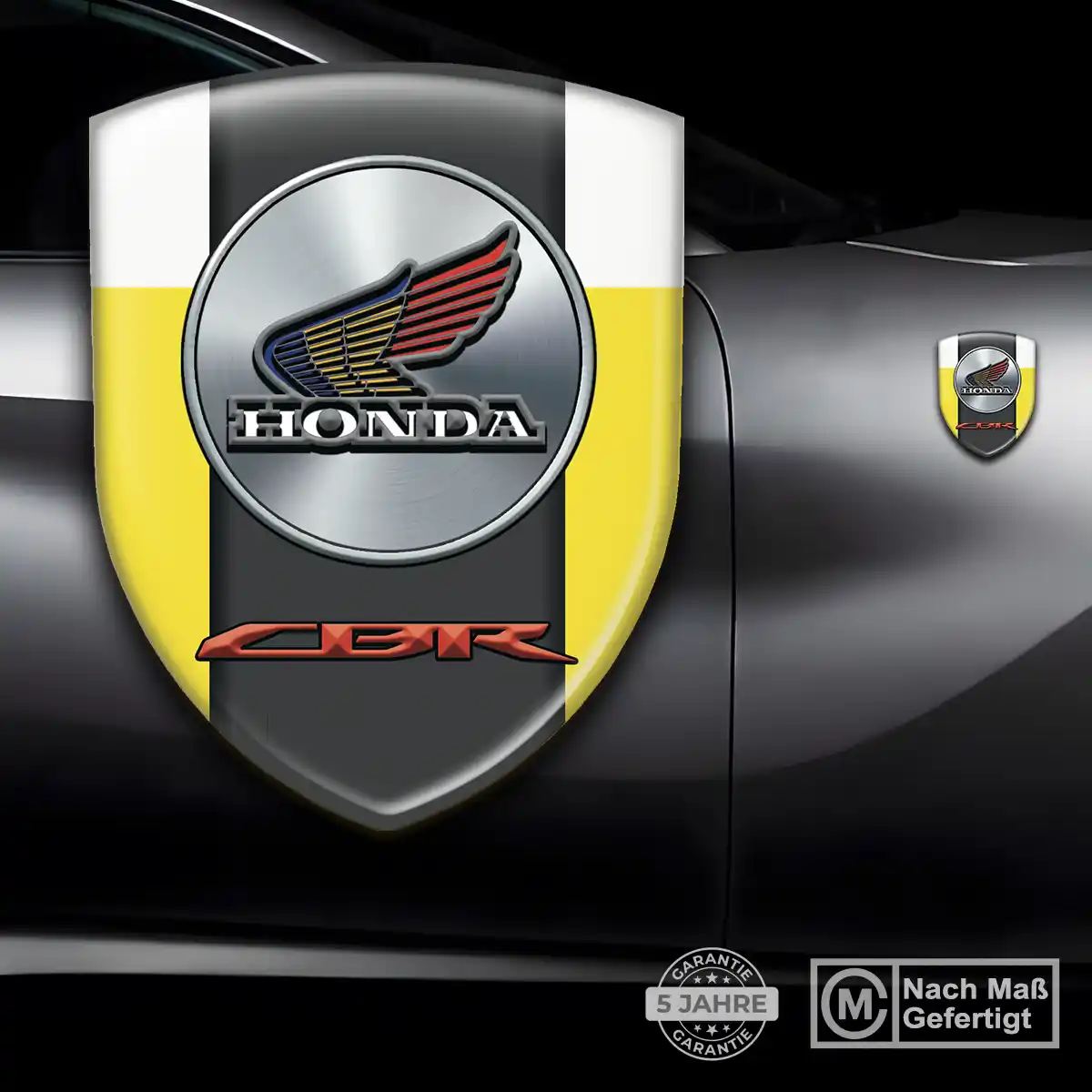 Honda Wappen Aufkleber Emblem Elegantes Design