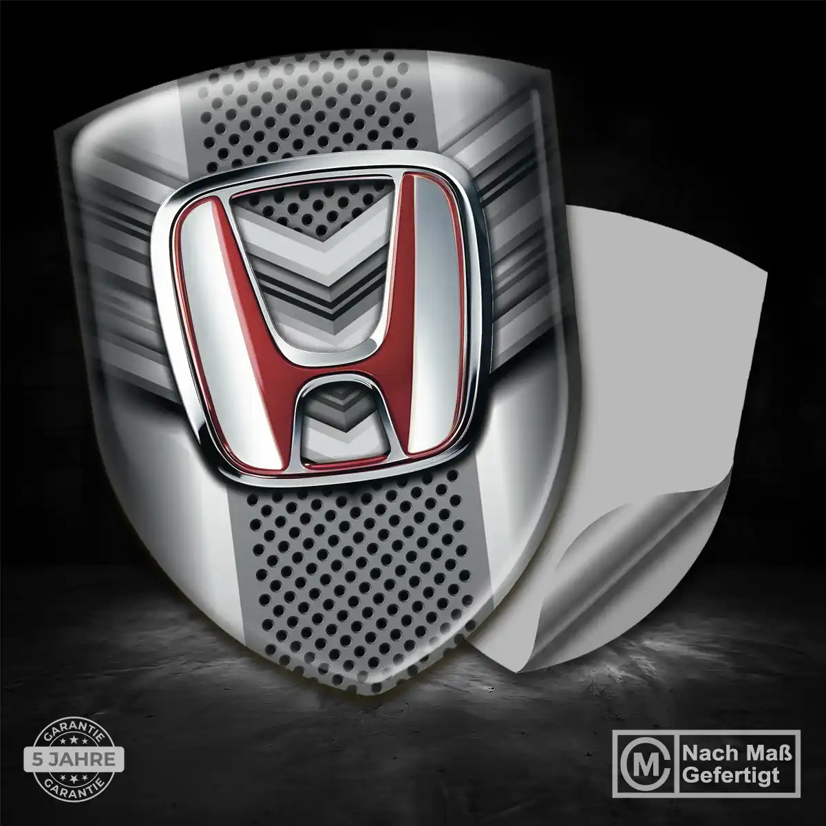 Honda Wappen Aufkleber Emblem Hochwertiges Harz