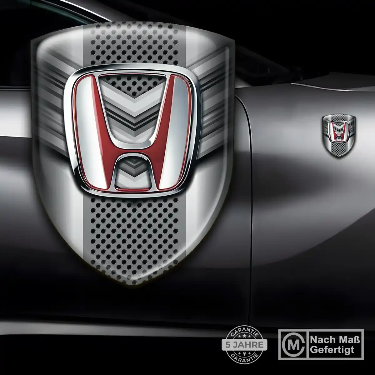 Honda Wappen Aufkleber Emblem Hochwertiges Harz