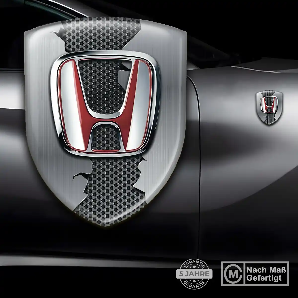 Honda Wappen Aufkleber Emblem Hohe Qualität