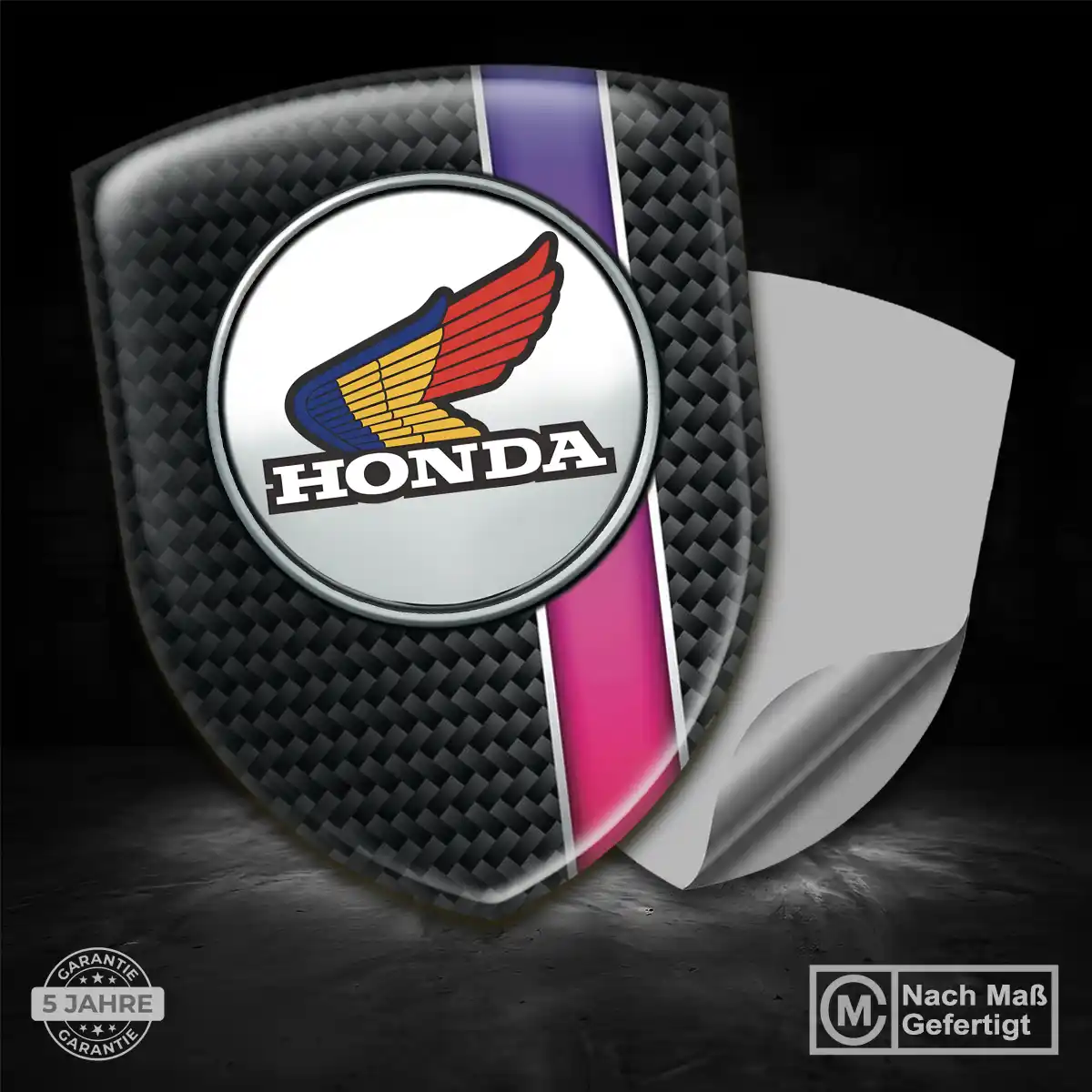 Honda Wappen Aufkleber Emblem Interieurdesign