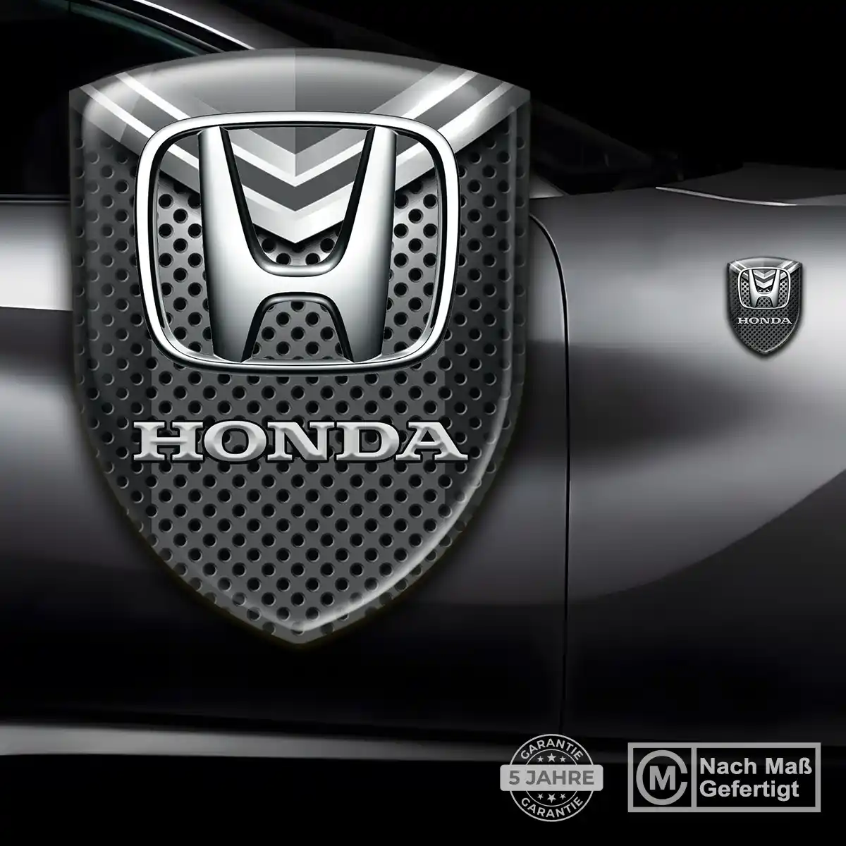 Honda Wappen Aufkleber Emblem Premiumqualität