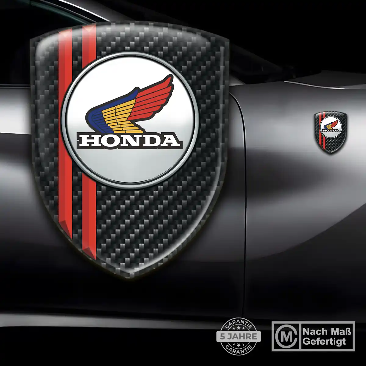 Honda Wappen Aufkleber Emblem Stilvolles Design