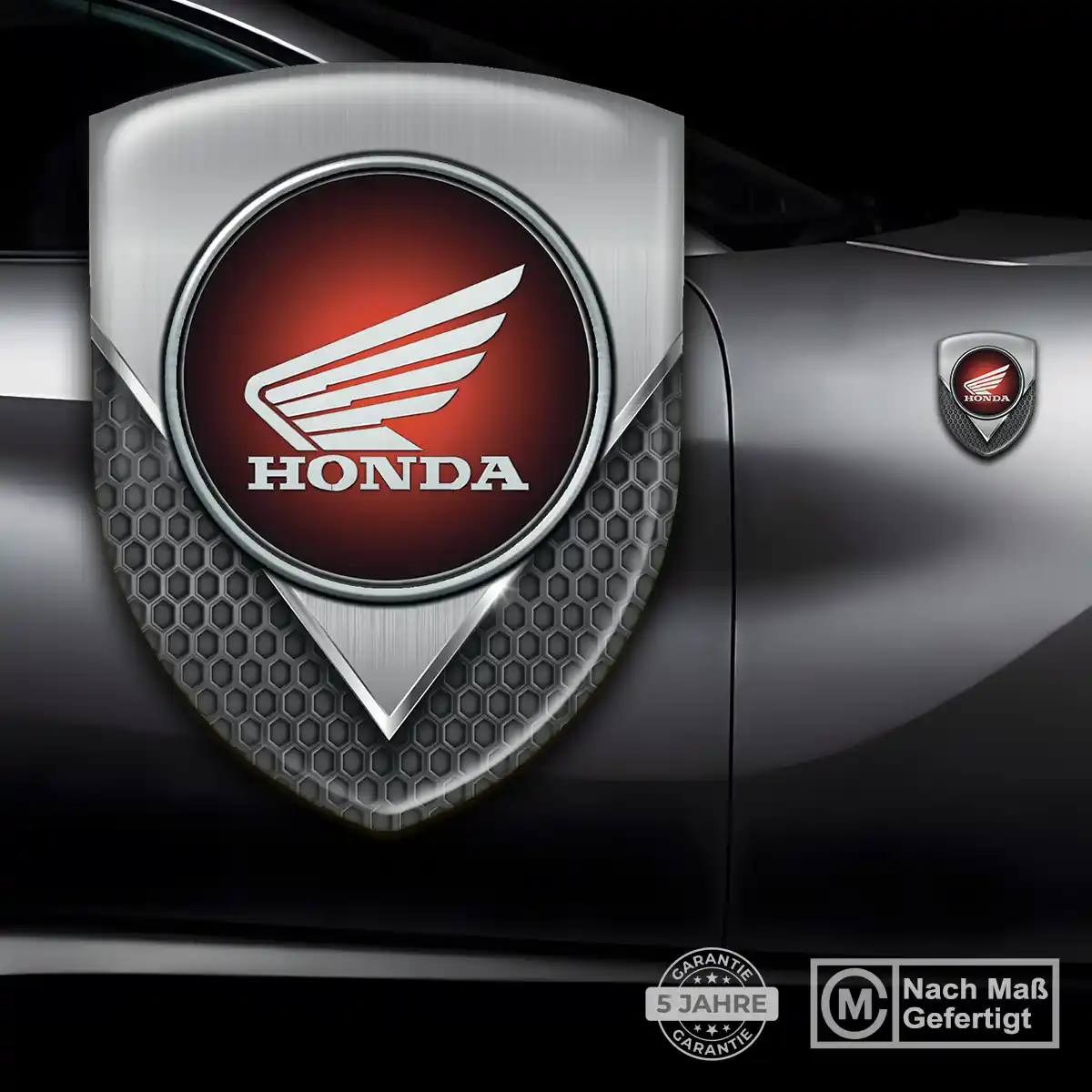 Honda Wappen Aufkleber Limitierte Auflage