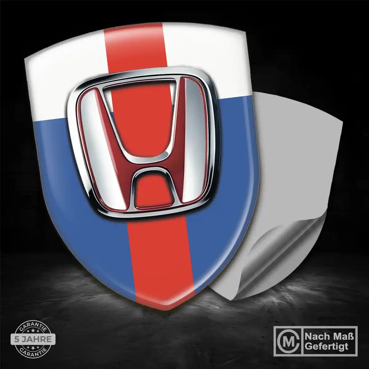 Honda Wappen Aufkleber Modernes Design