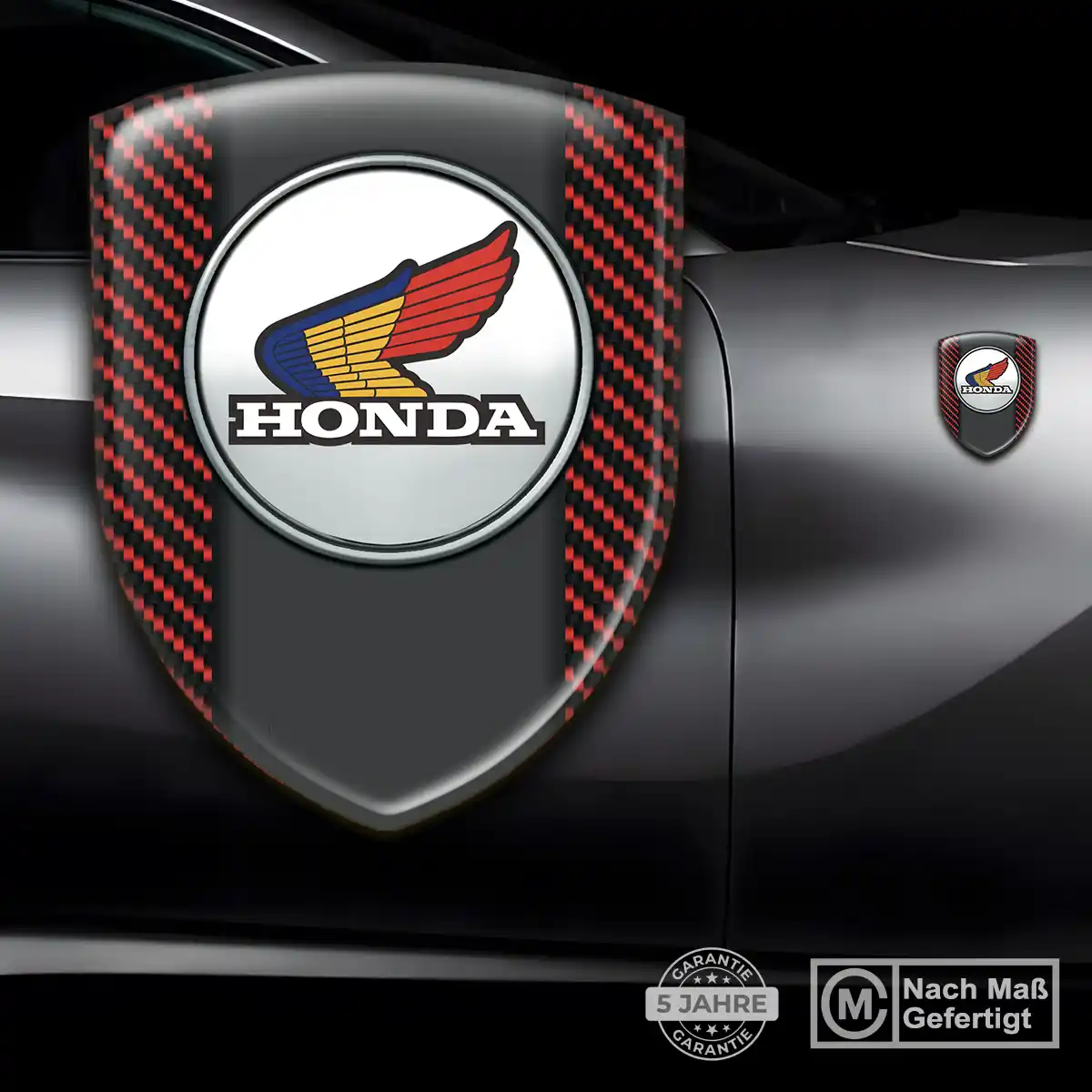 Honda Wappen Aufkleber Premiumqualität