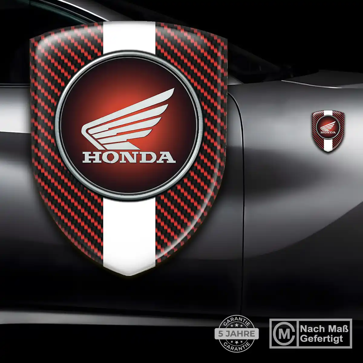 Honda Wappen Aufkleber Stilvolles Design