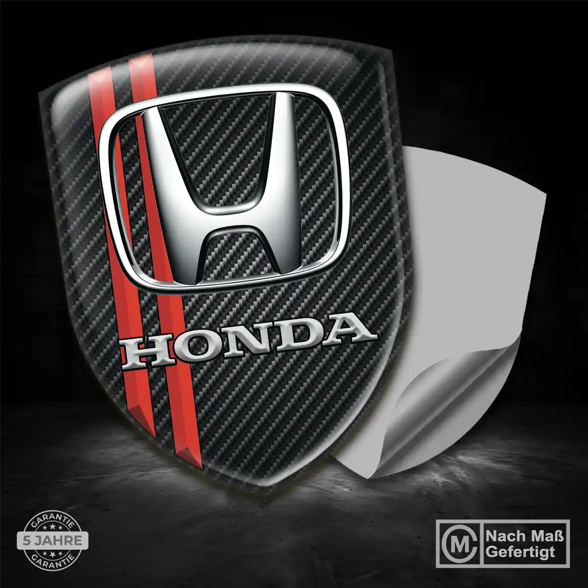Honda Wappen Emblem Aufkleber Anspruchsvolles Design