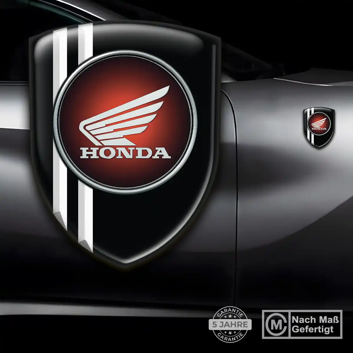 Honda Wappen Emblem Aufkleber Auto Edles Design