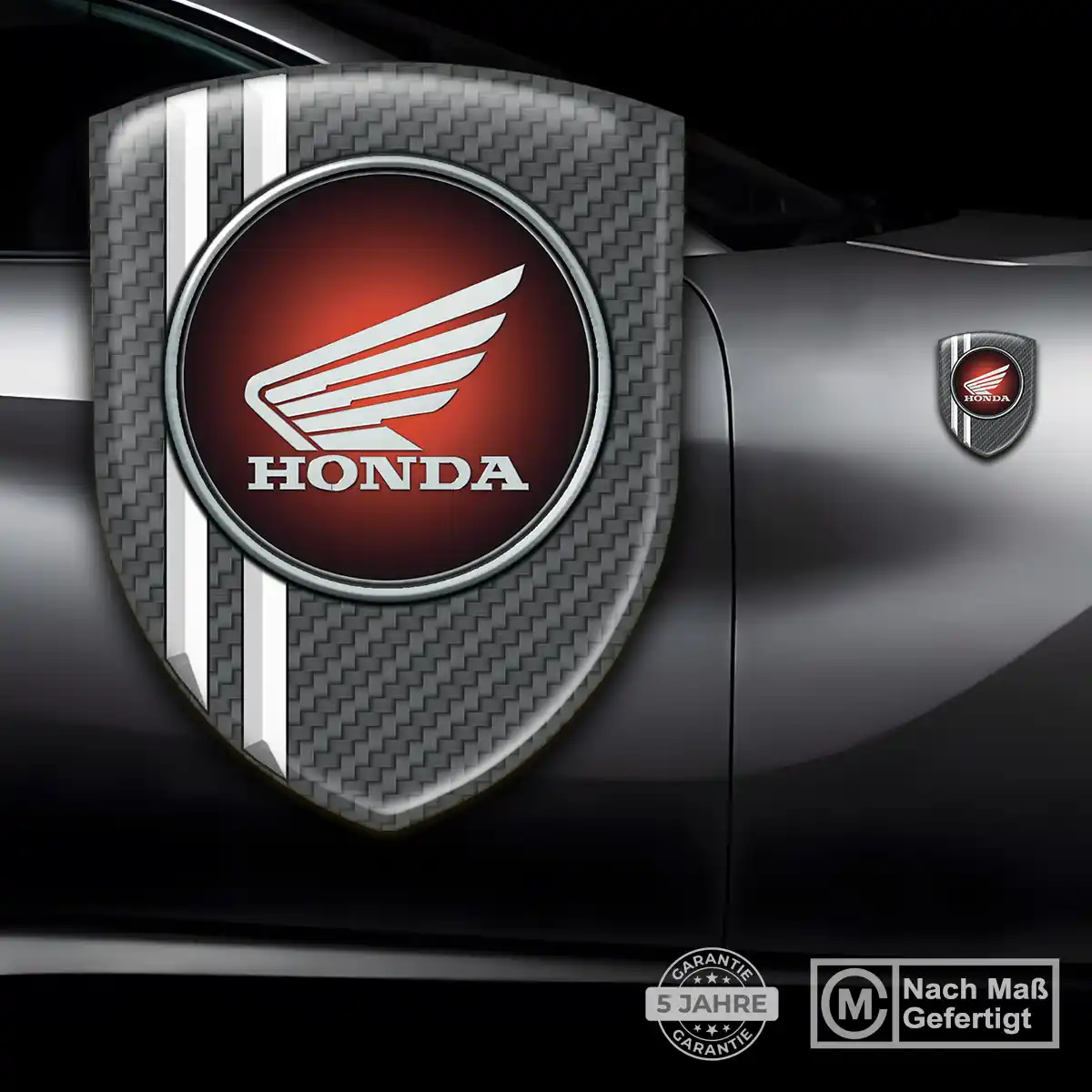 Honda Wappen Emblem Aufkleber Auto Exterieurdesign