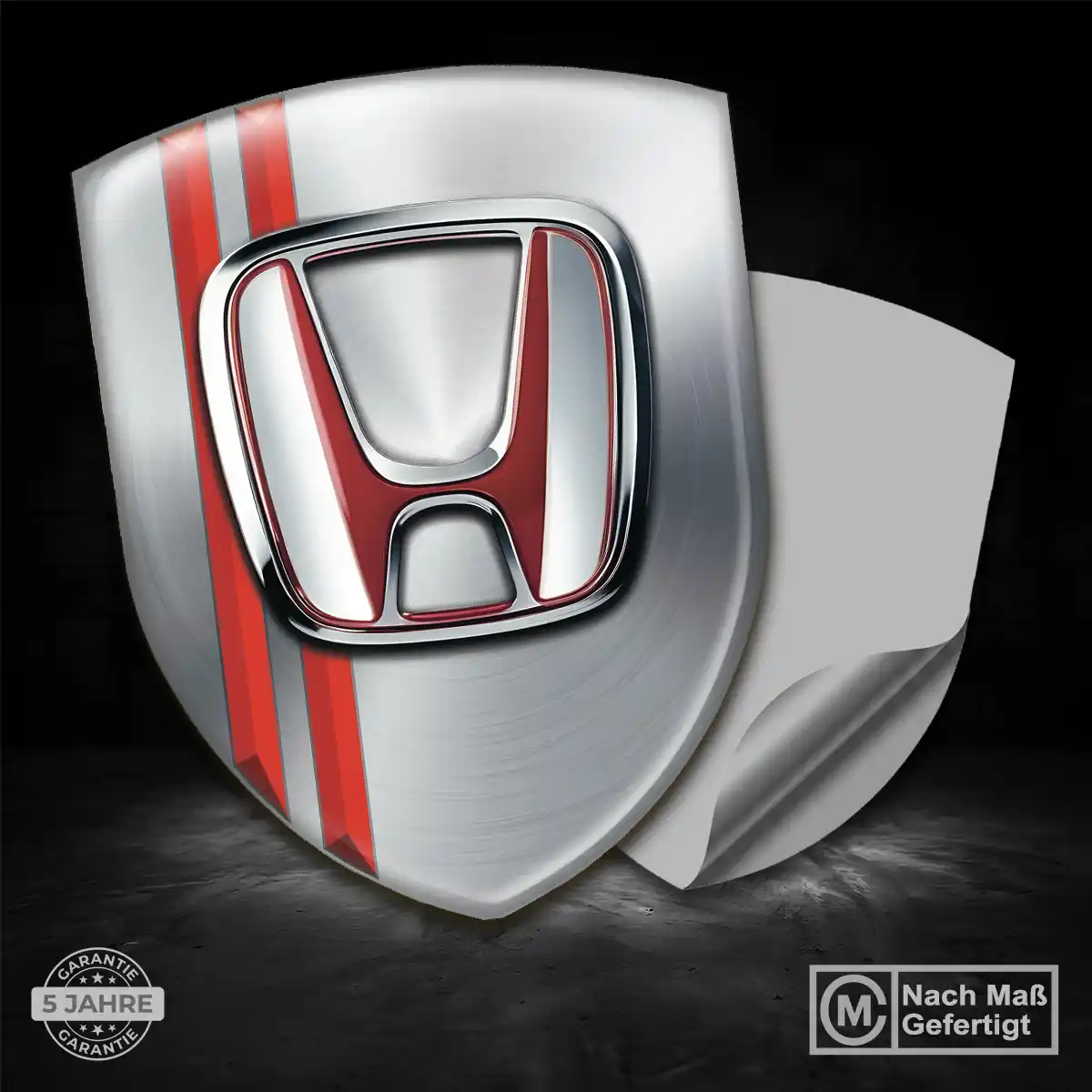 Honda Wappen Emblem Aufkleber Edles Design