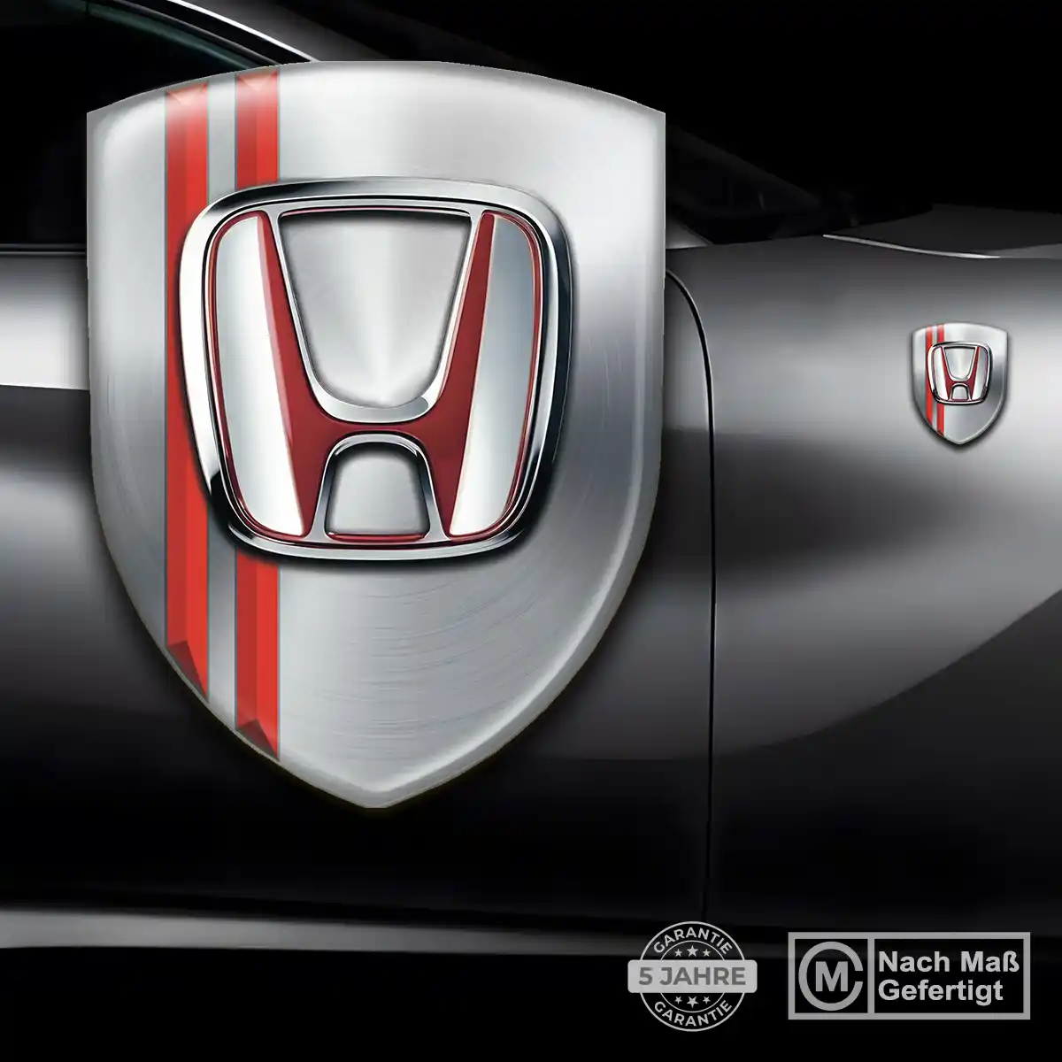 Honda Wappen Emblem Aufkleber Edles Design