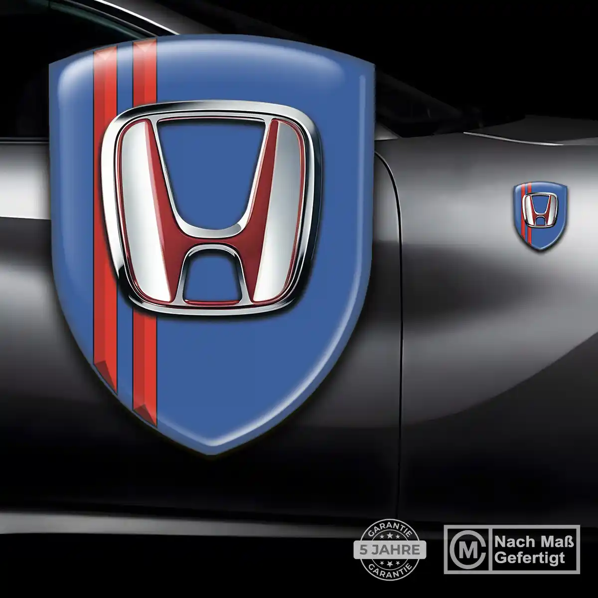 Honda Wappen Emblem Aufkleber Elegantes Design