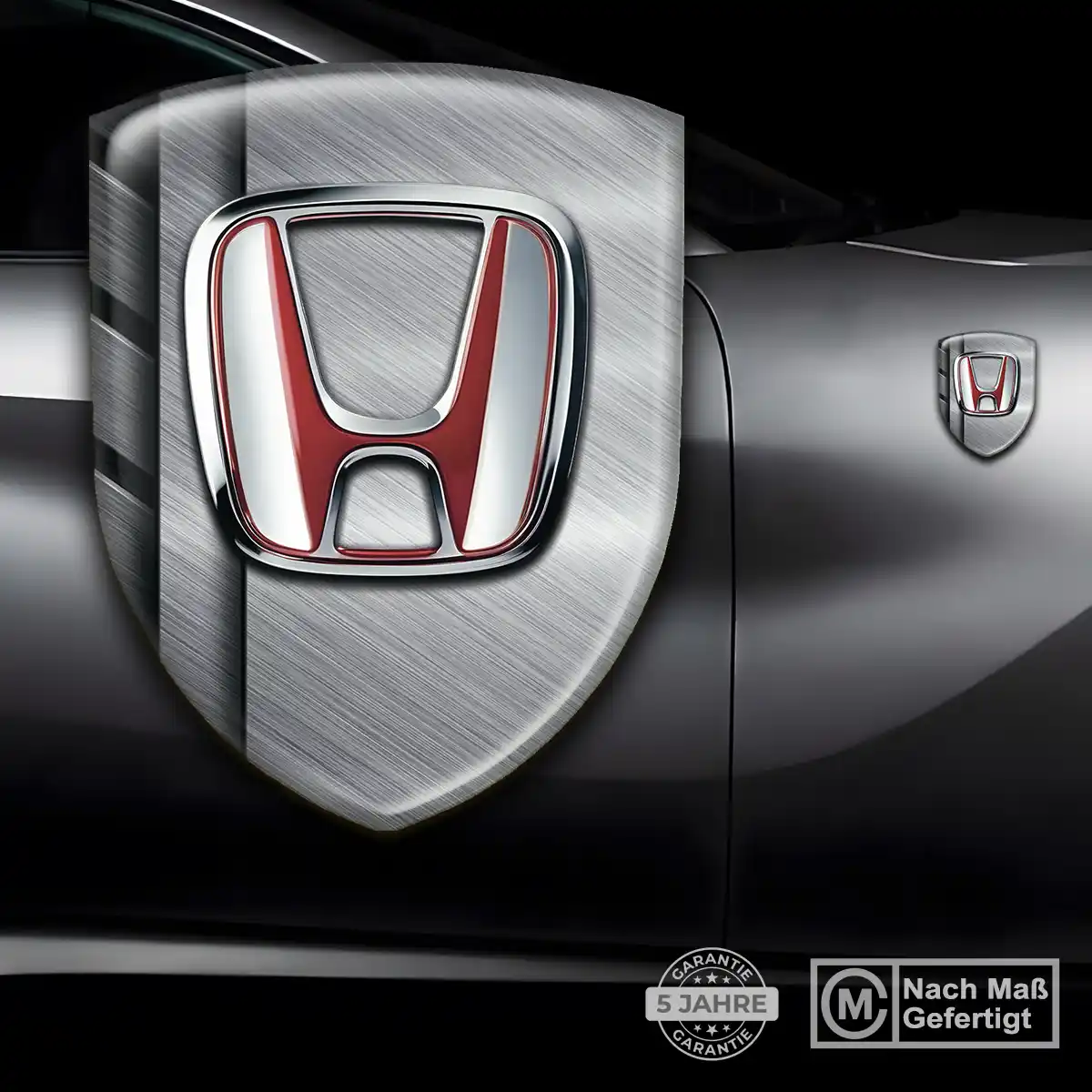 Honda Wappen Emblem Aufkleber Interieurdesign