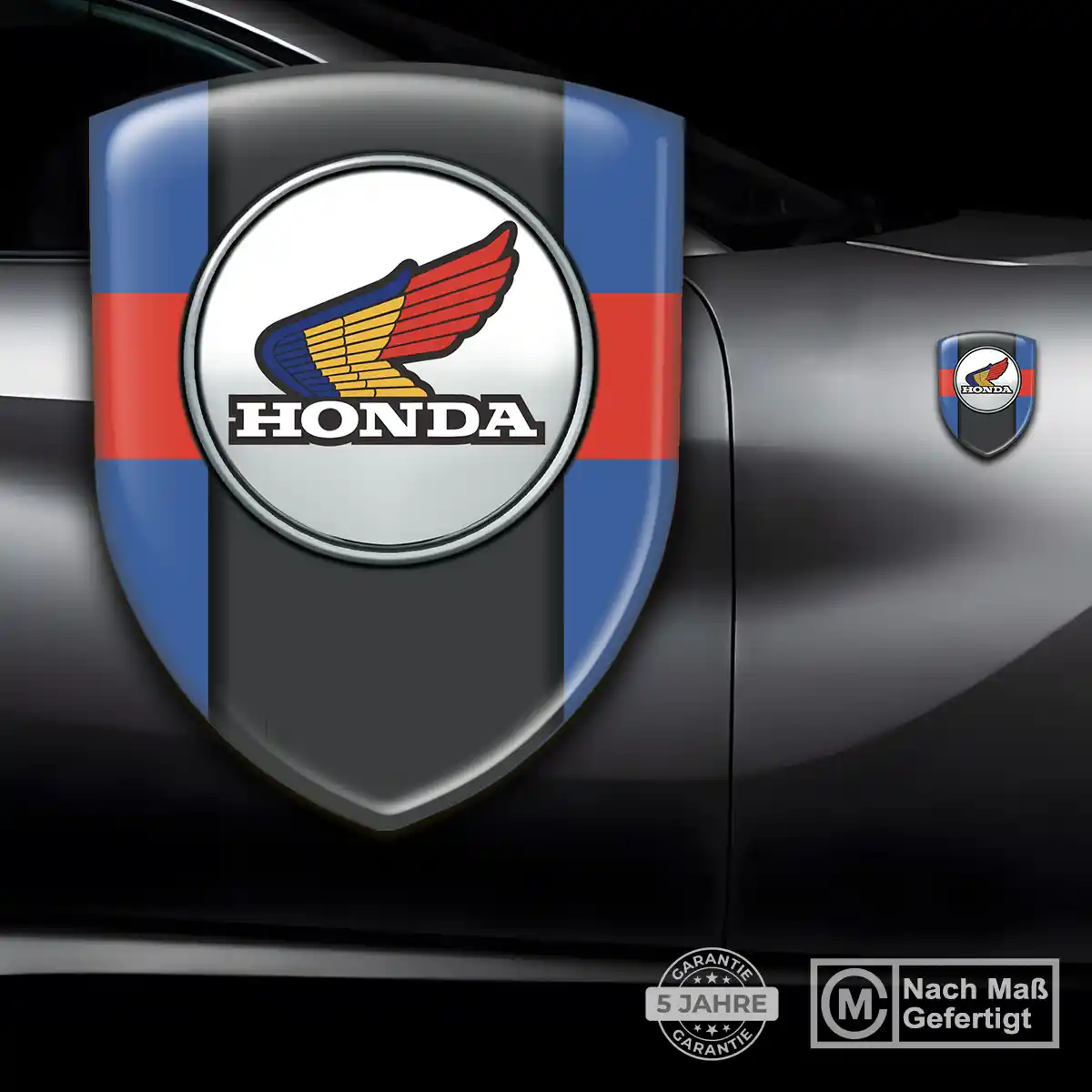 Honda Wappen Emblem Aufkleber Limitierte Auflage