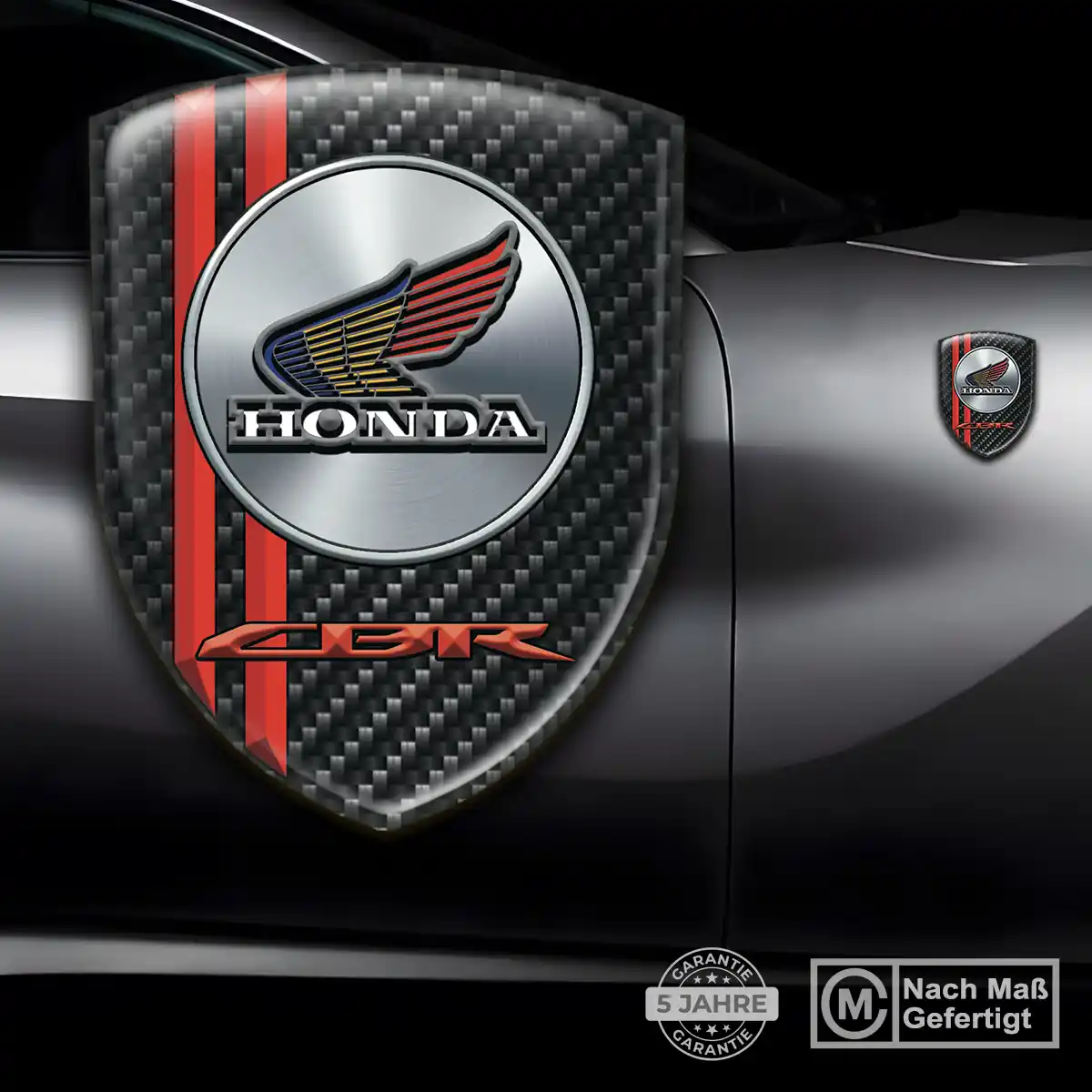 Honda Wappen Emblem Aufkleber Luxus-Edition