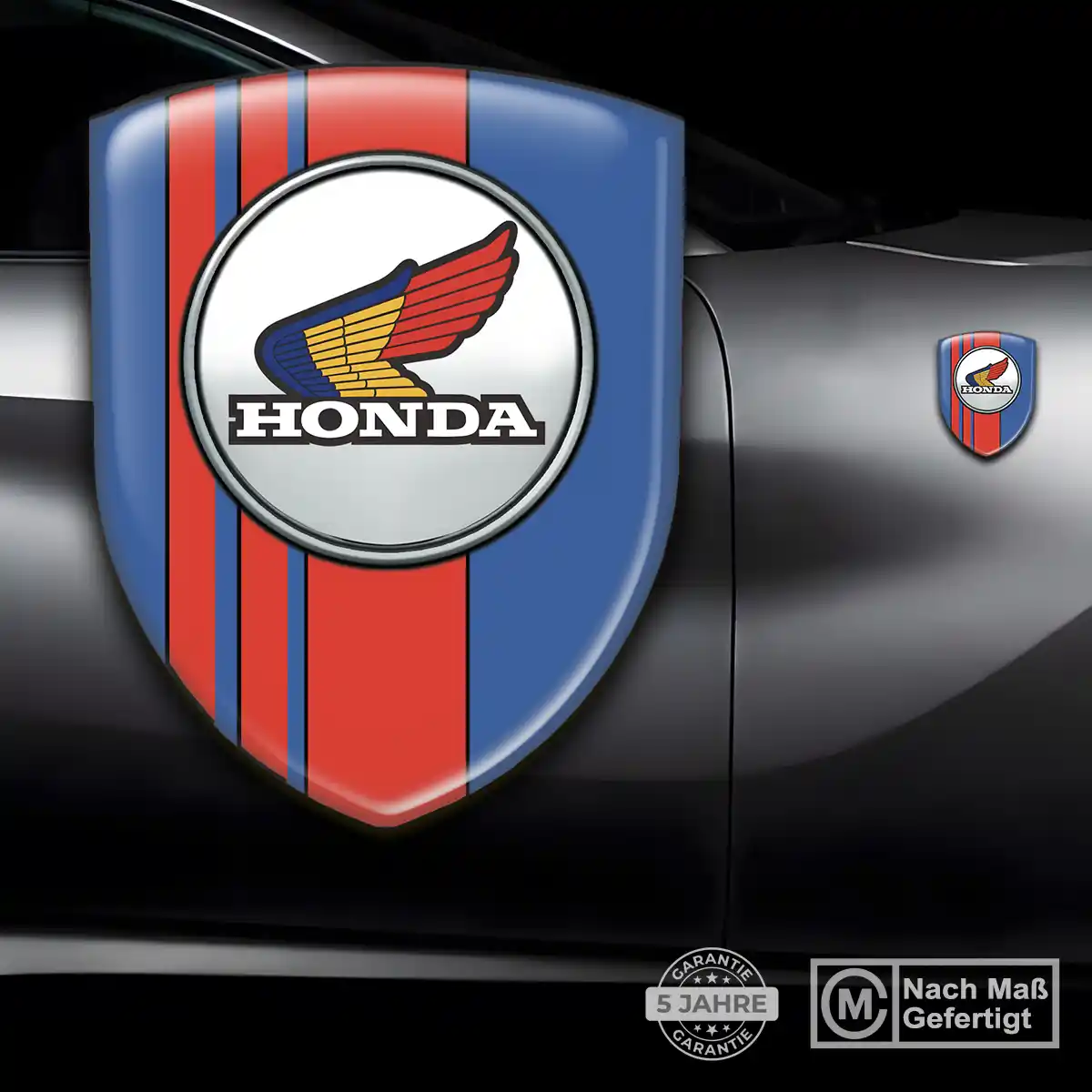 Honda Wappen Emblem Aufkleber Markenedition
