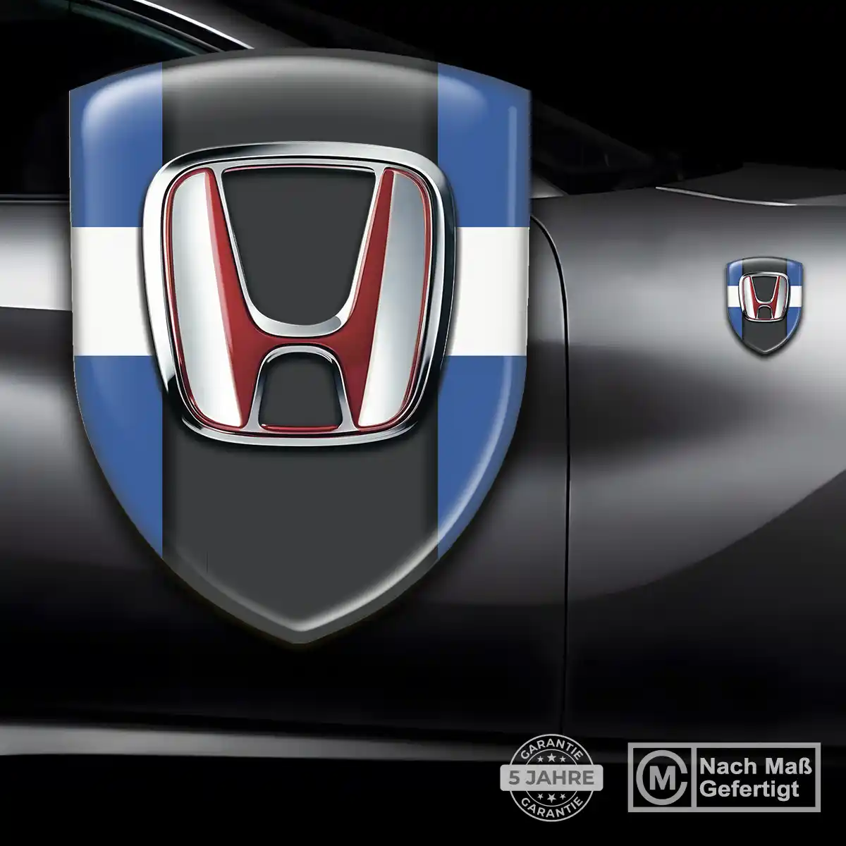 Honda Wappen Emblem Aufkleber Modernes Design