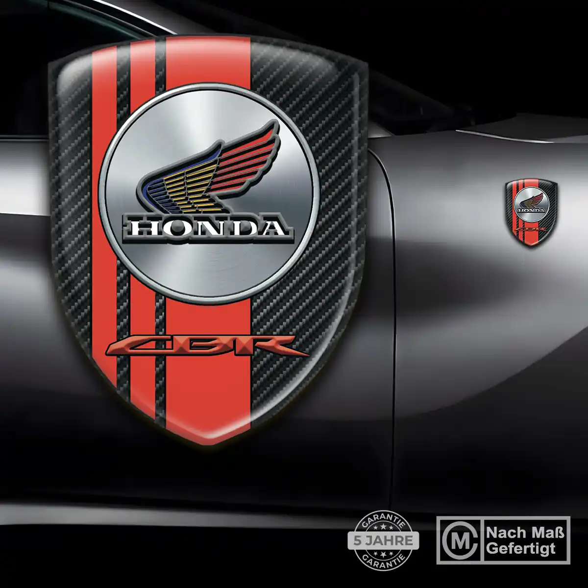 Honda Wappen Emblem Aufkleber Premiumqualität