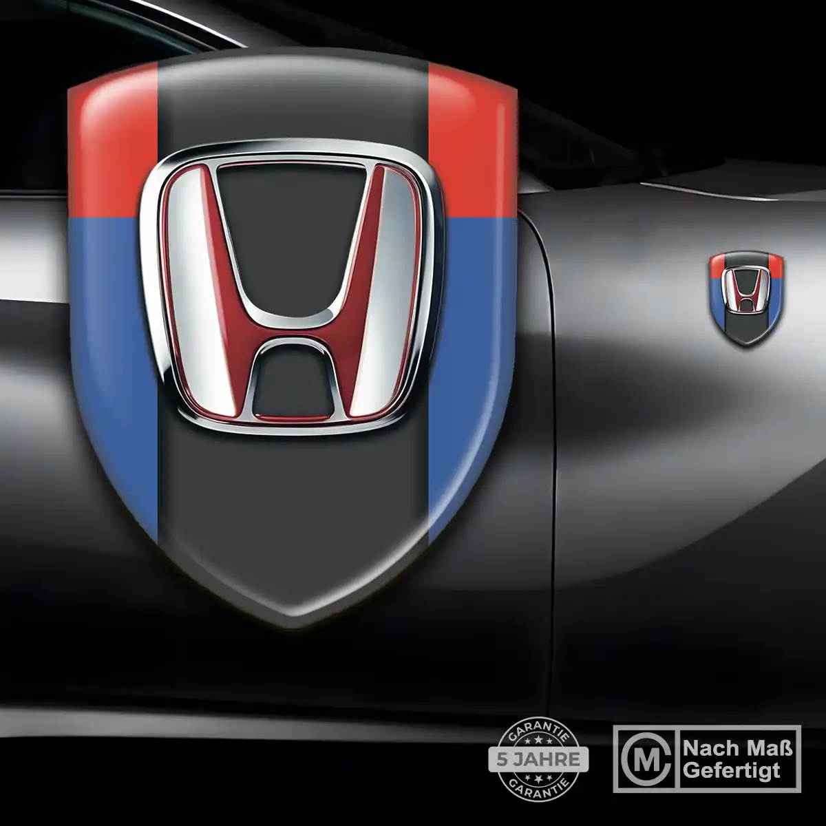 Honda Wappen Emblem Aufkleber Stilvolles Design