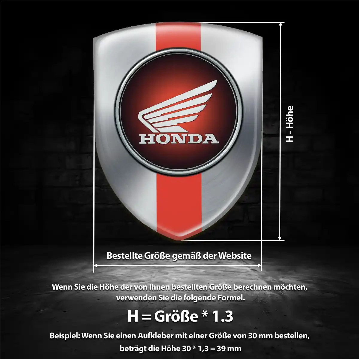 Honda Wappen Emblem Auto Anspruchsvolles Design