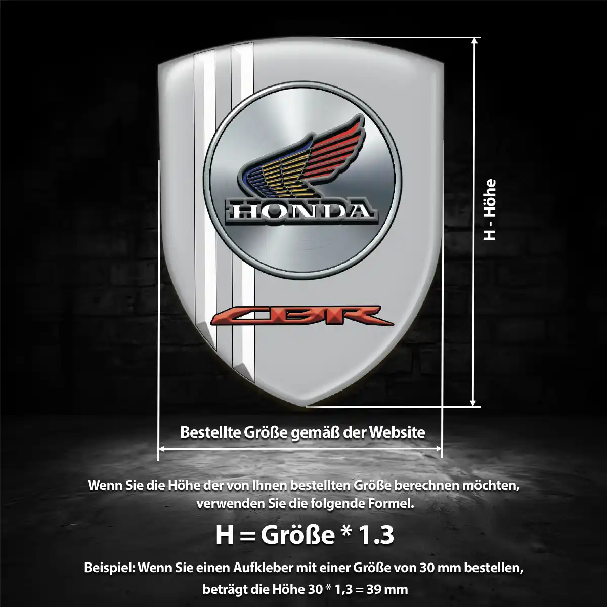 Honda Wappen Emblem Auto Edles Design