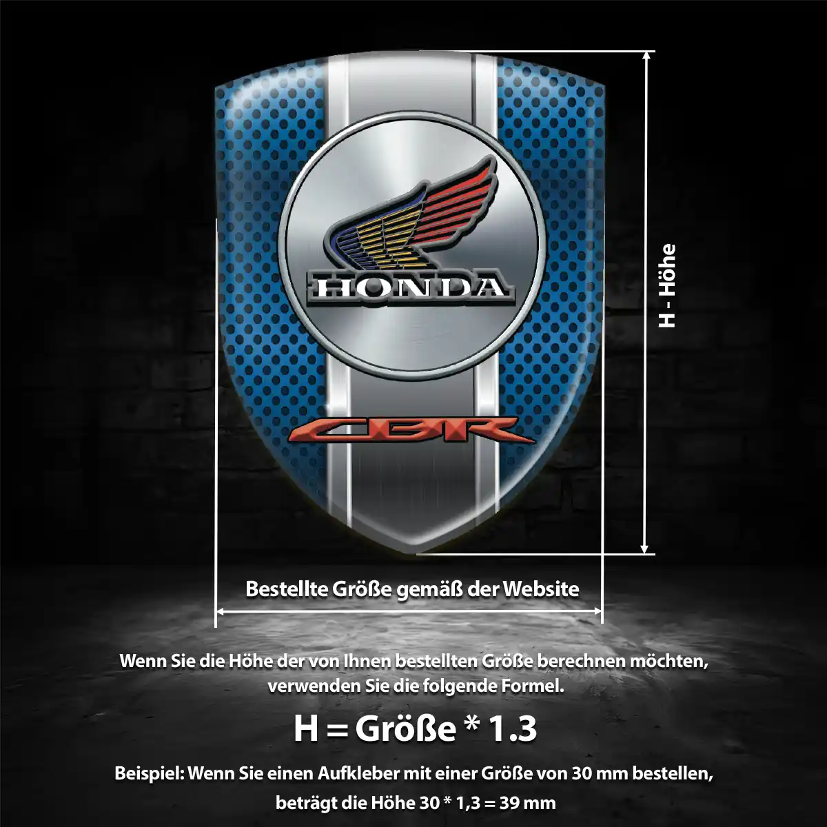 Honda Wappen Emblem Elegantes Design