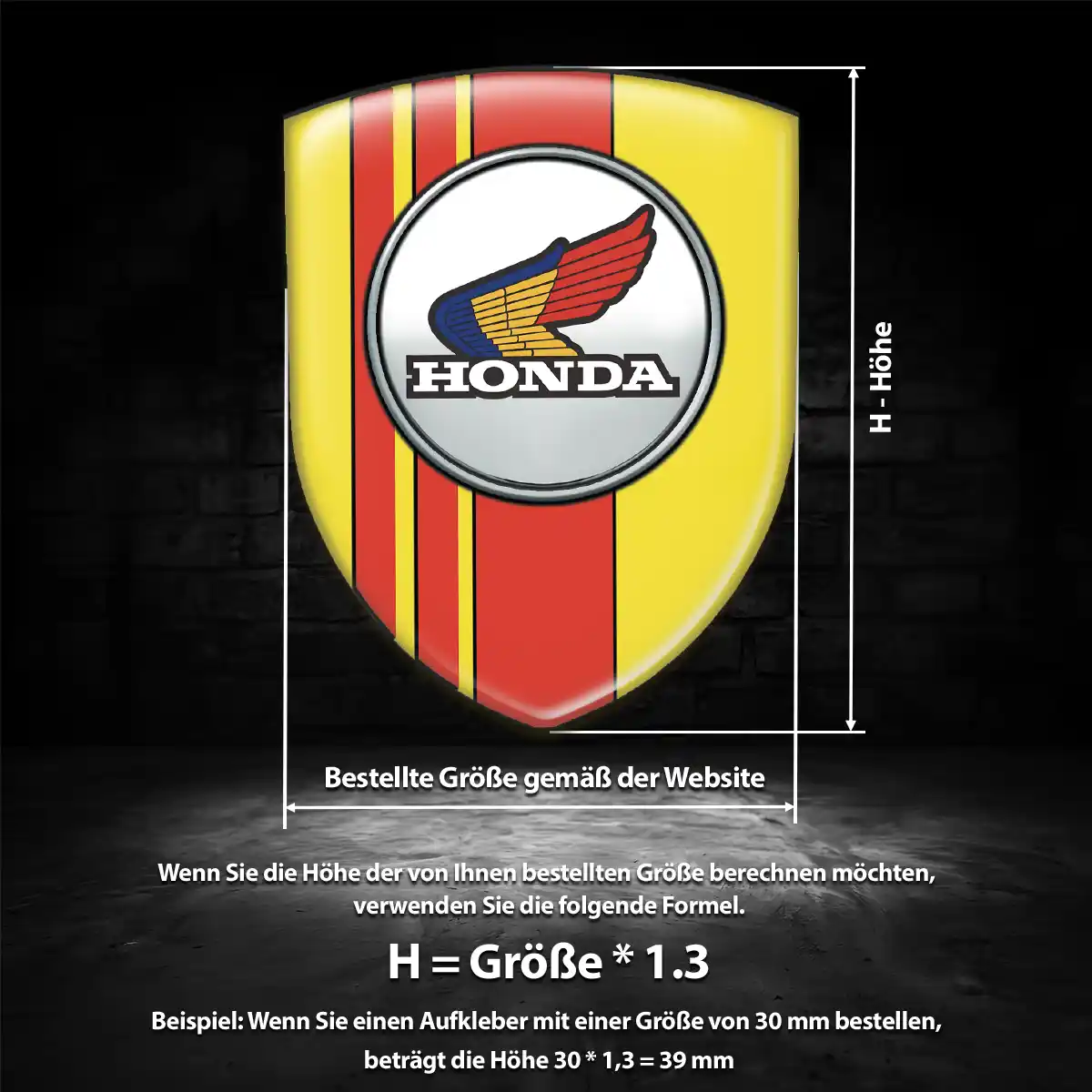 Honda Wappen Emblem Exterieurdesign