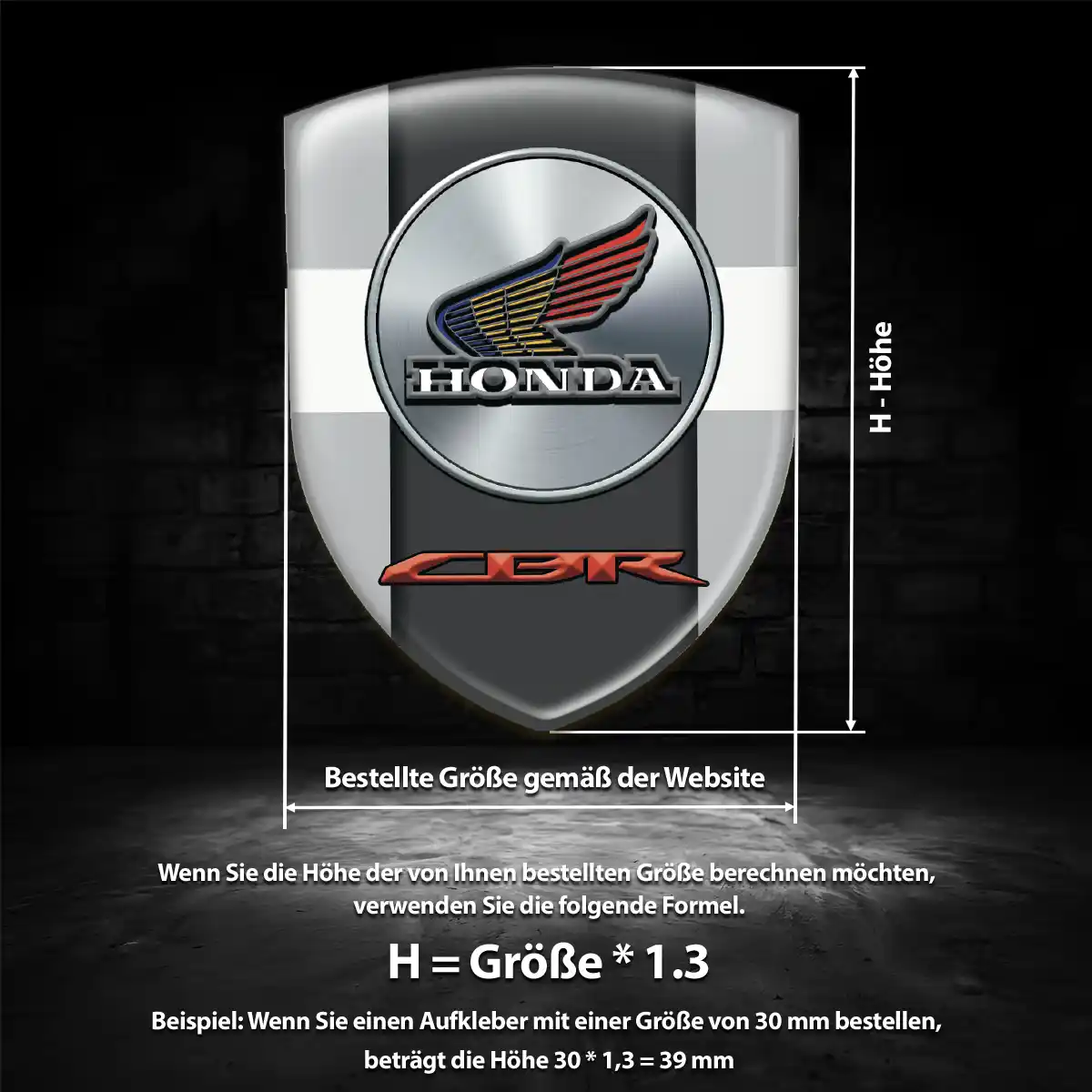Honda Wappen Emblem Stilvolles Design