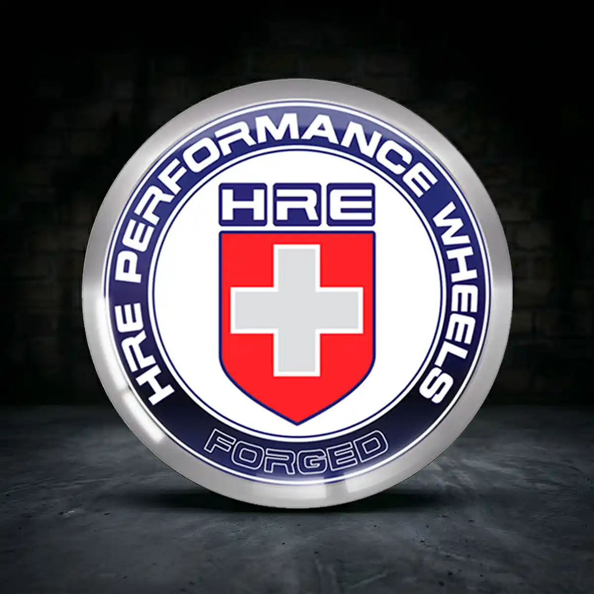 HRE Aufkleber Silikon Embleme Stilvolles Design