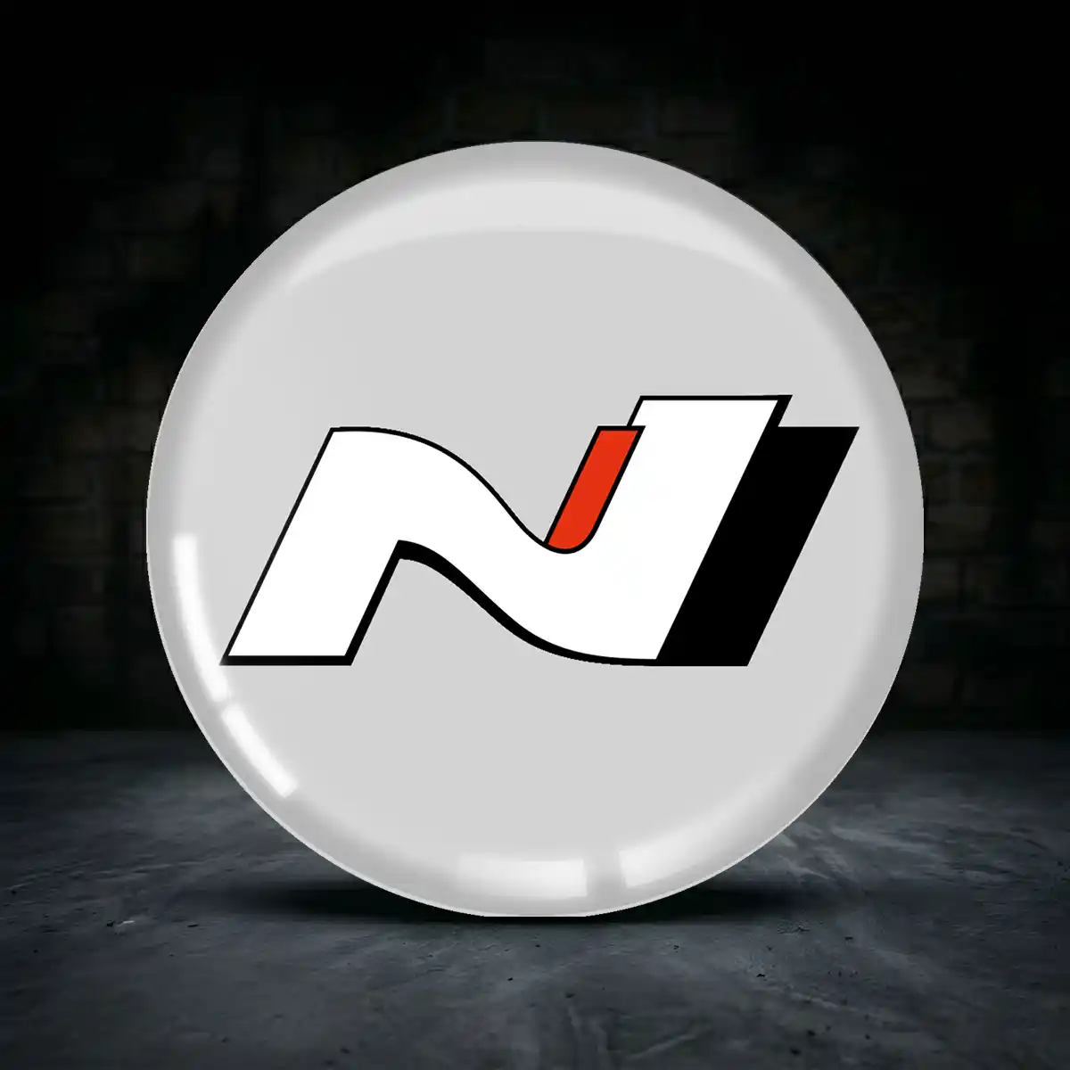 Hyundai N Line Aufkleber 3D Gel Stilvolles Design