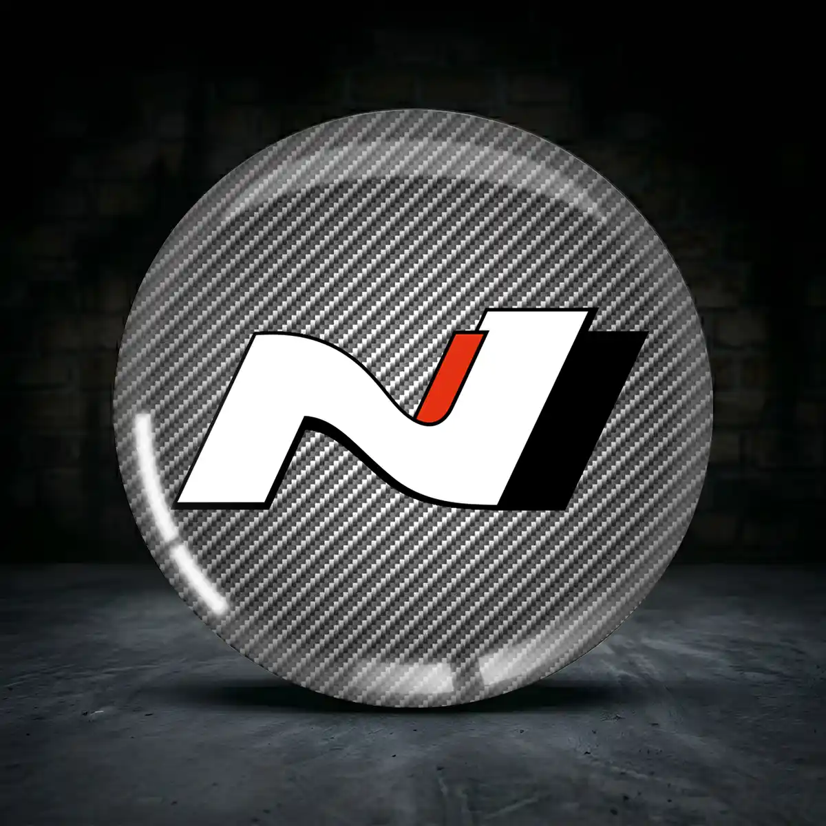 Hyundai N Line Nabendeckel Aufkleber Stilvolles Design