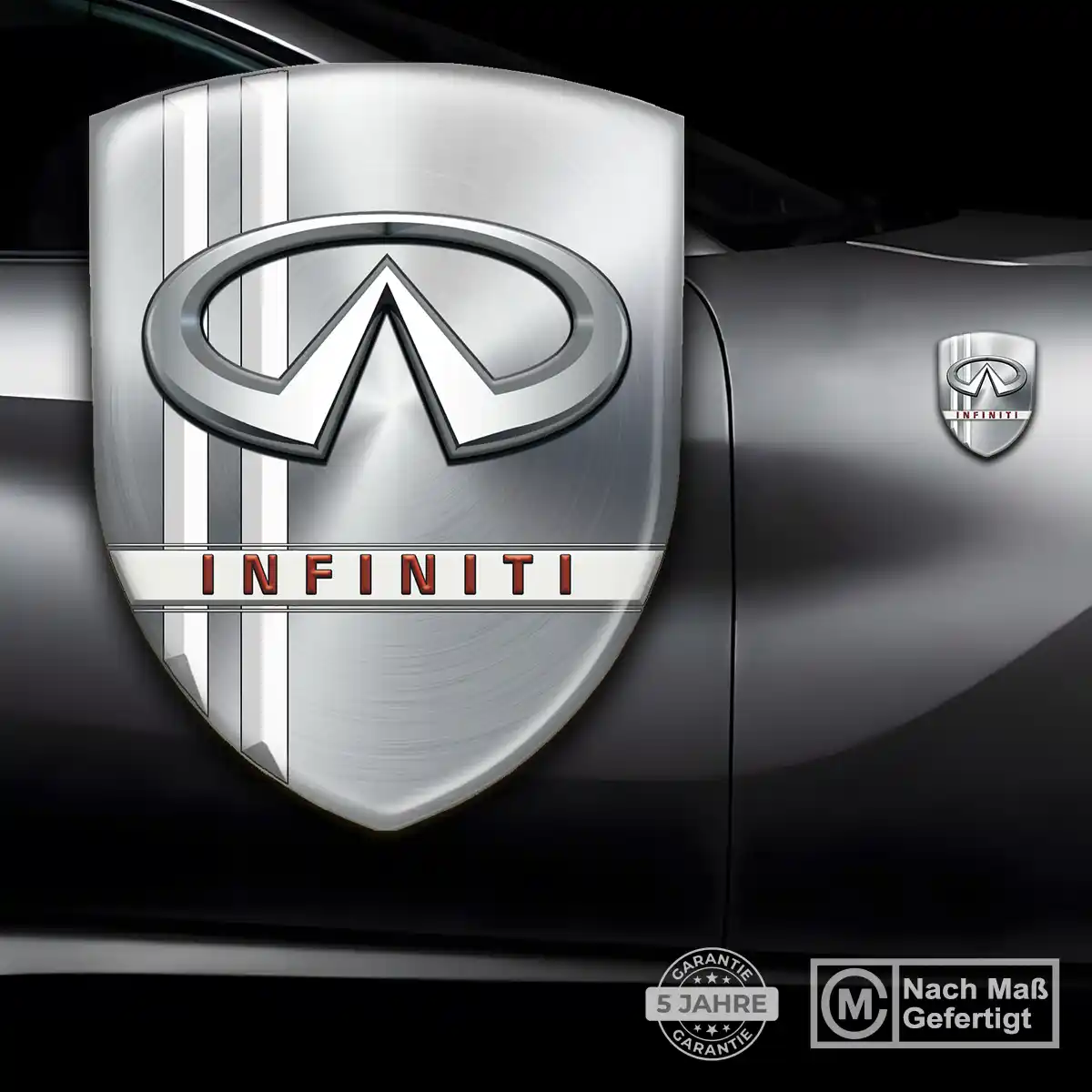 Infiniti 3D Gel Aufkleber Auto Exterieurdesign