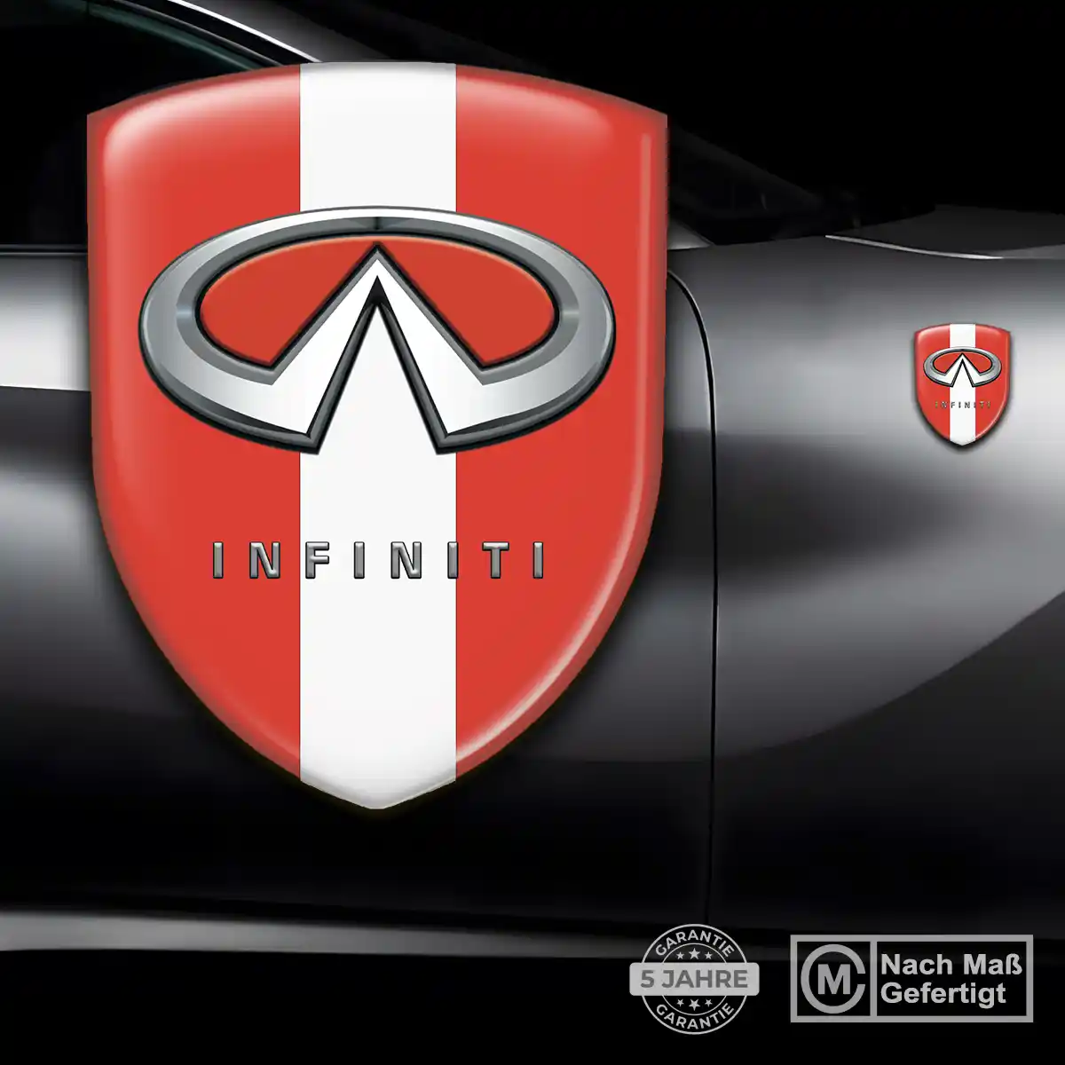 Infiniti 3D Gel Aufkleber Auto Hohe Qualität