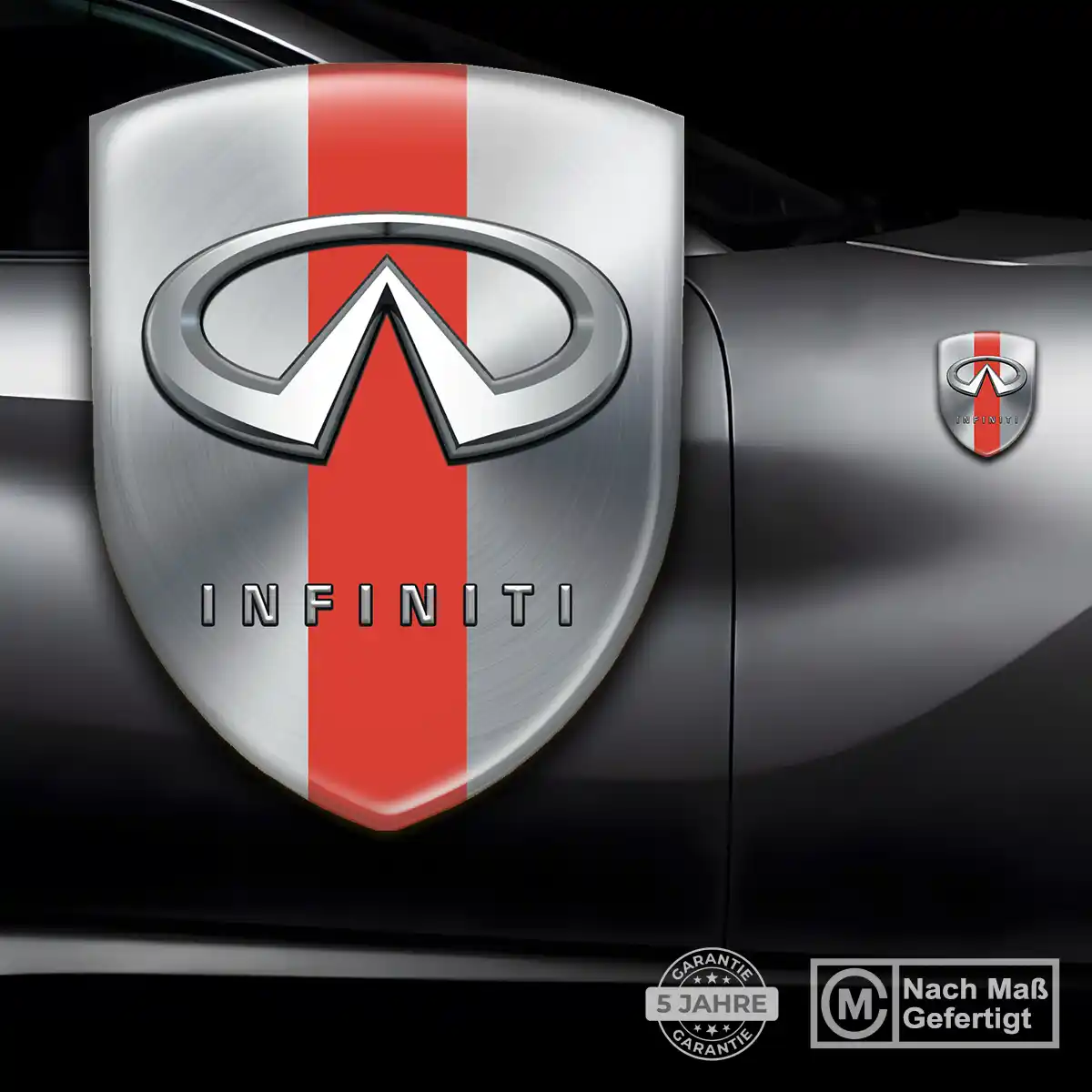 Infiniti 3D Gel Aufkleber Auto Markenedition